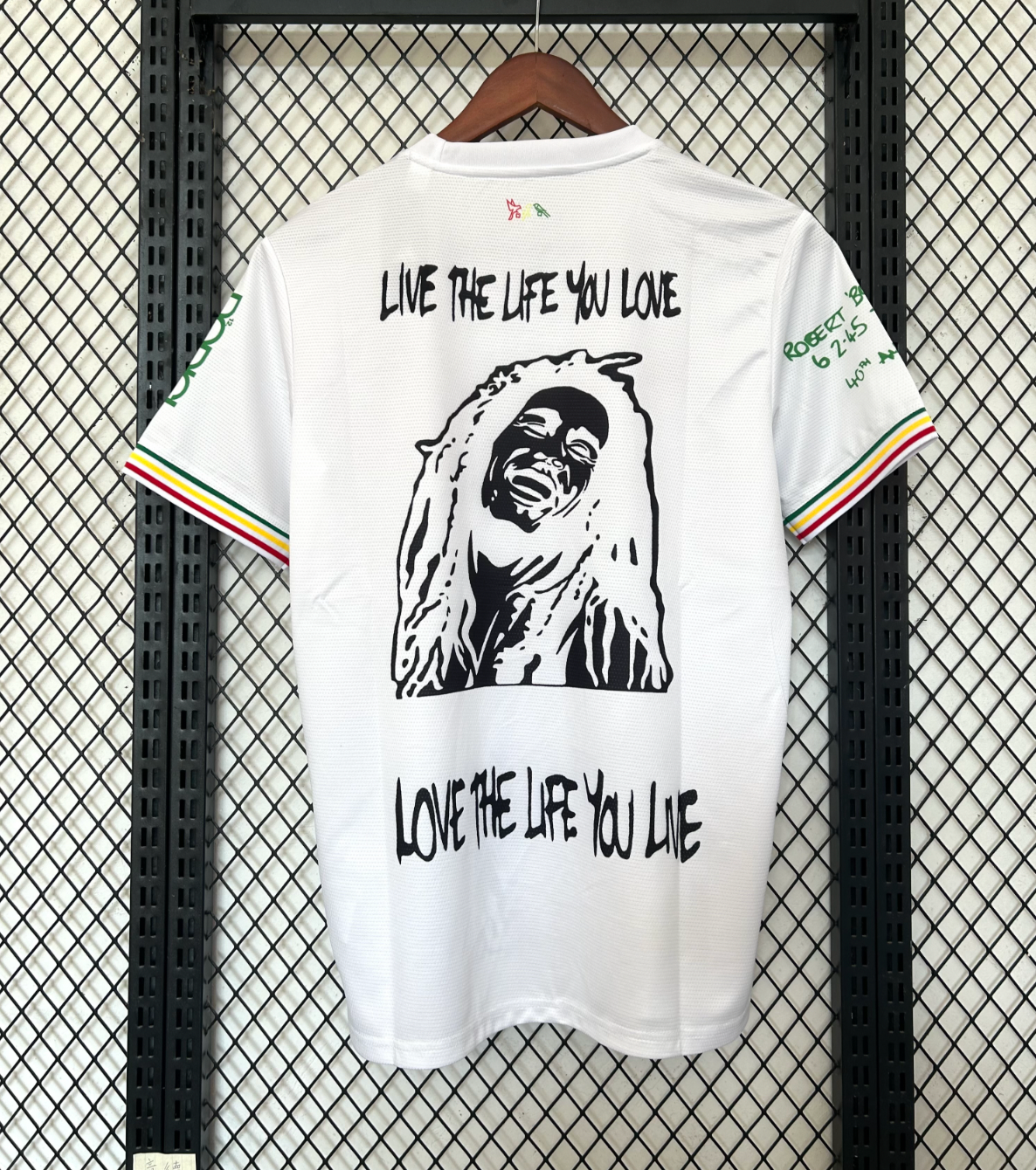 Maglia Ajax Bob Marley bianca