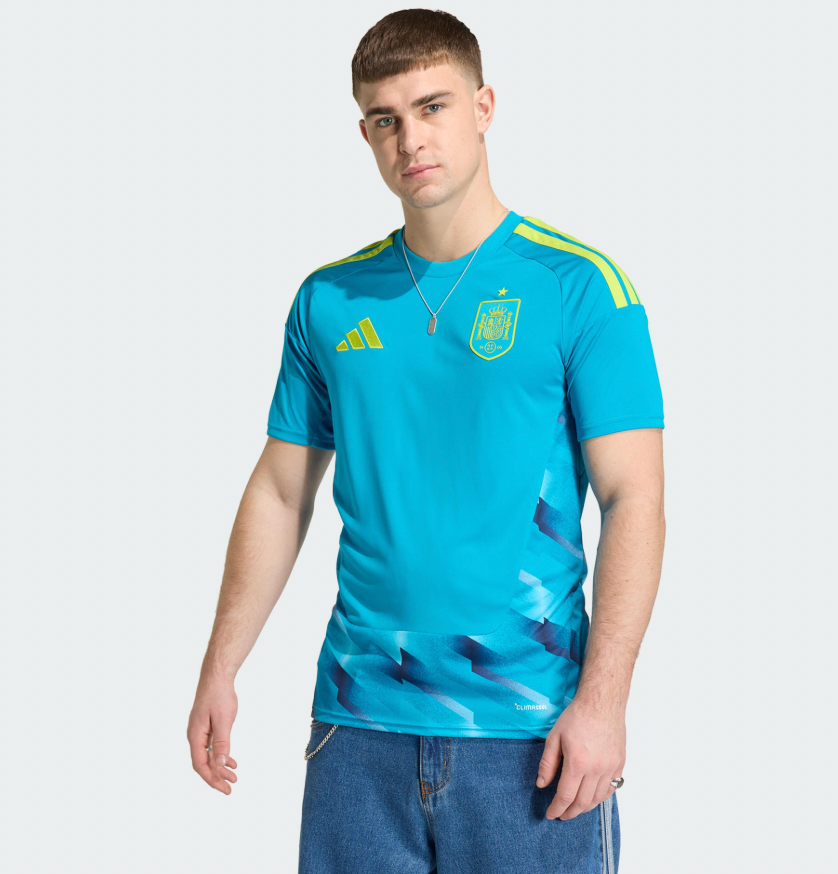Spain 2026 World Cup goalkeeper jersey light blue