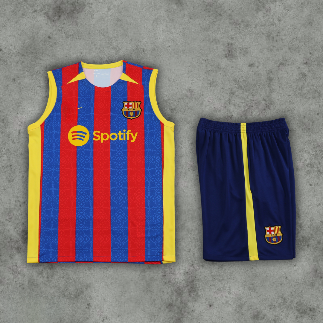 Conjunto de Verano sin Mangas BLAUGRANA FC BARCELONA 2024/2025
