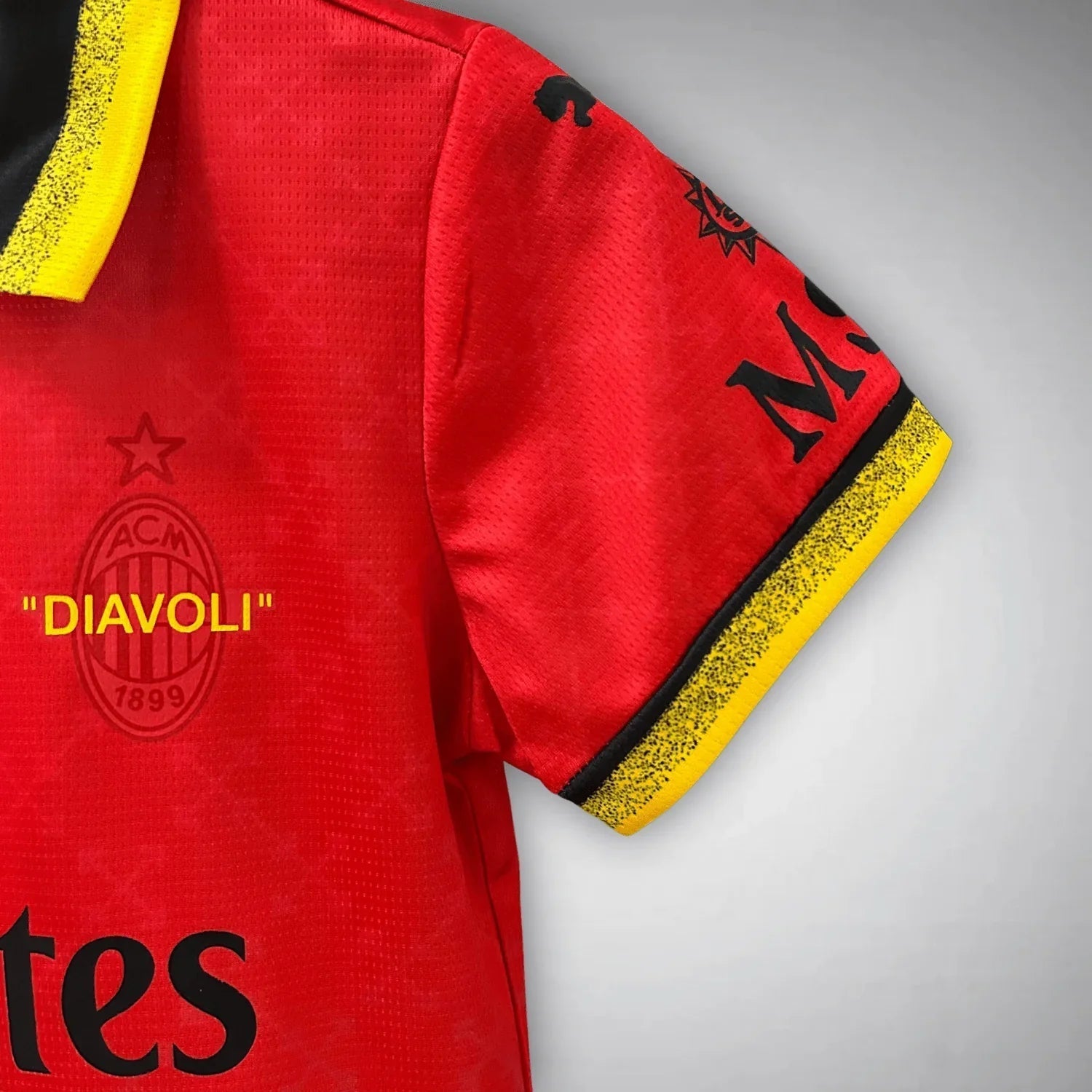 Camiseta infantil AC Milan Off-White Roja 2025/2026