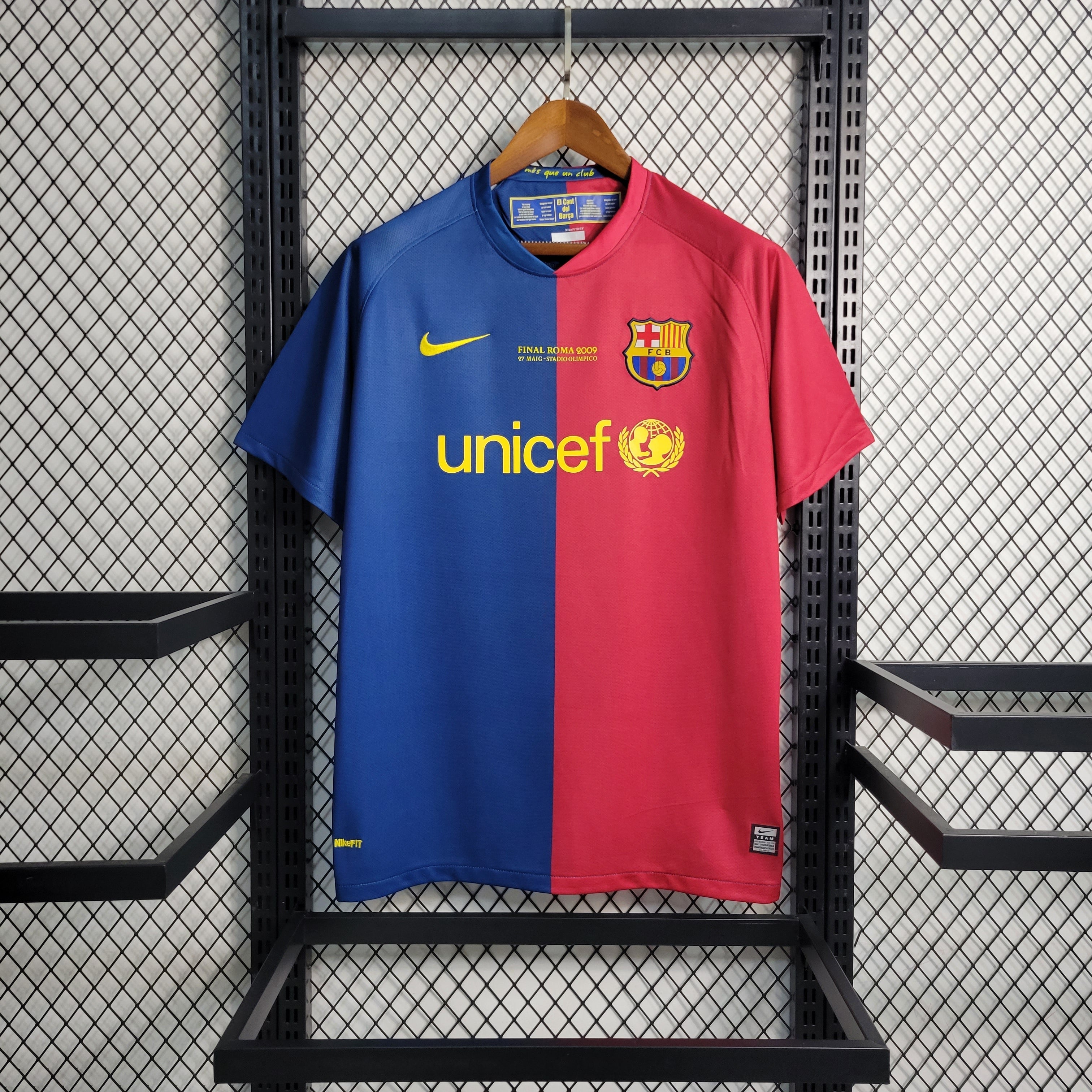 Equipación final local Barcelona 2008/2009 Roma