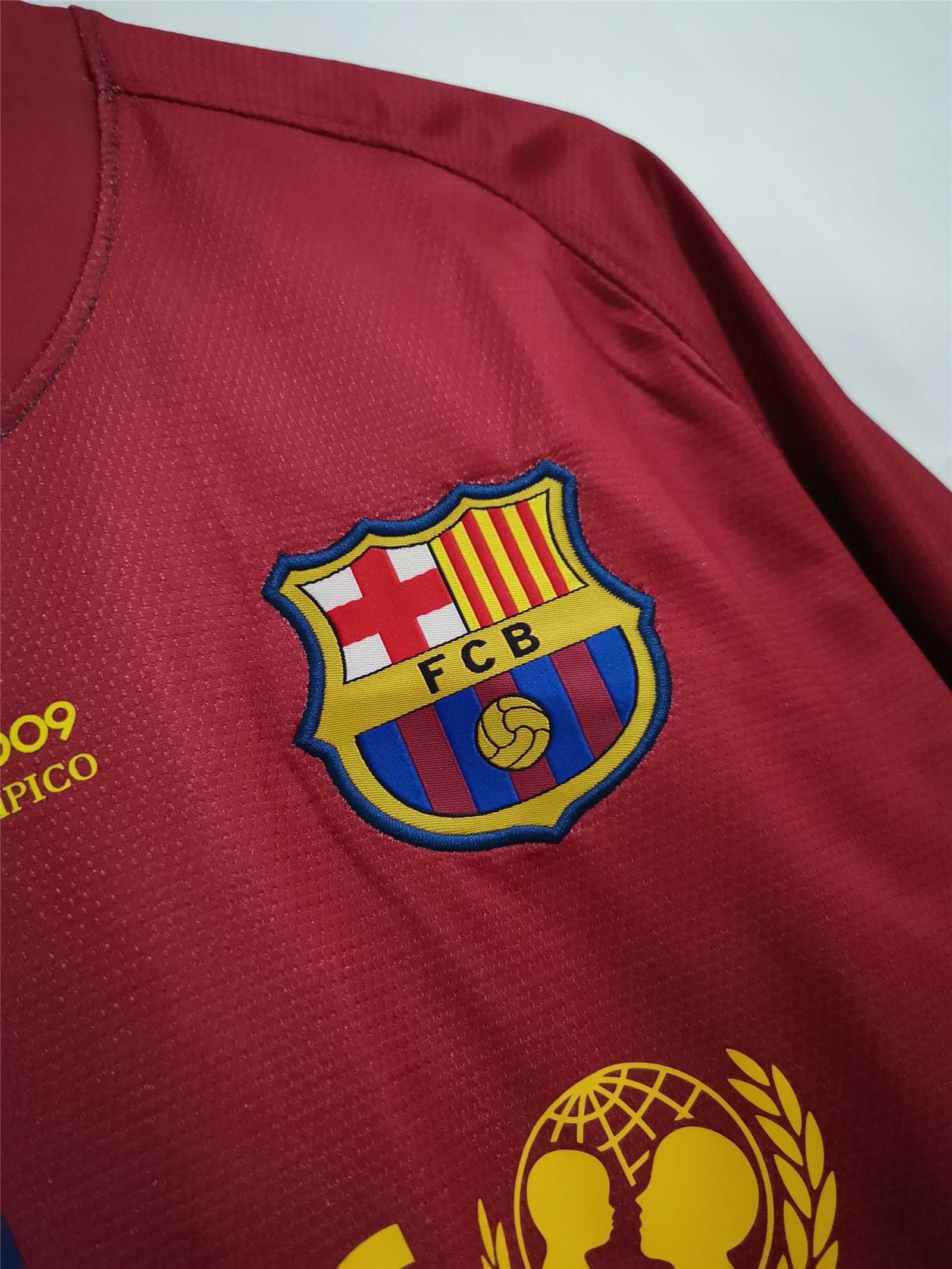 Equipación final local Barcelona 2008/2009 Roma