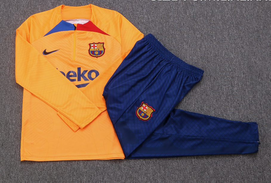 Barcelona 22-23 orange Trainingsanzug