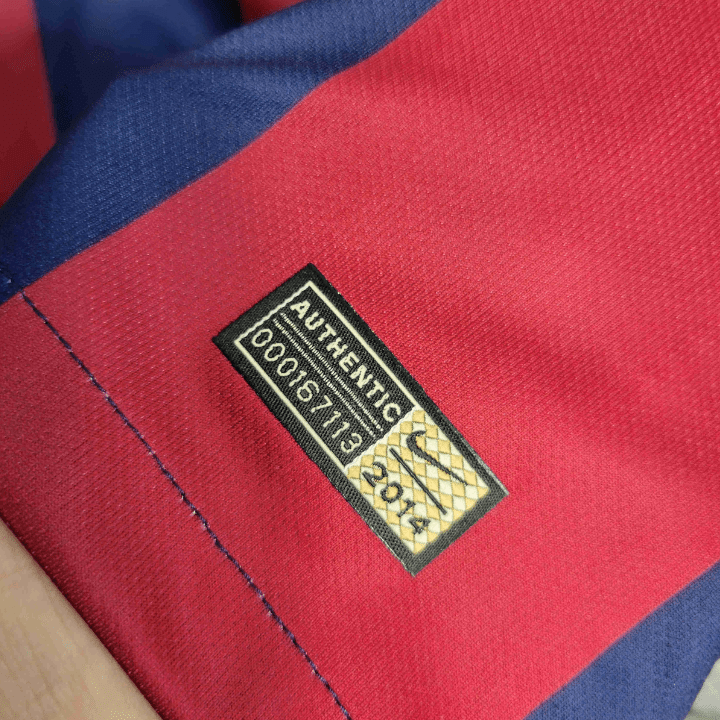 Equipamento Principal FC Barcelona 2014-2015 Manga Comprida