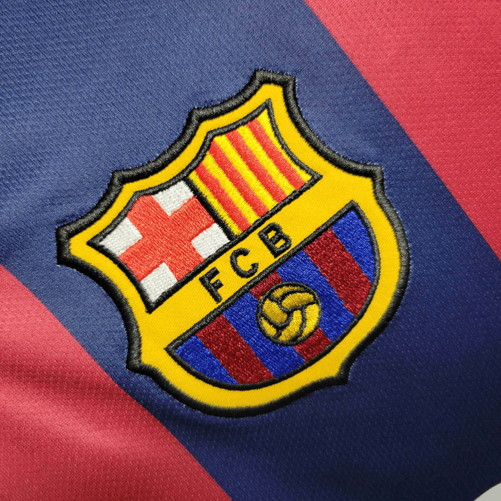 Equipamento Principal FC Barcelona 2014-2015 Manga Comprida