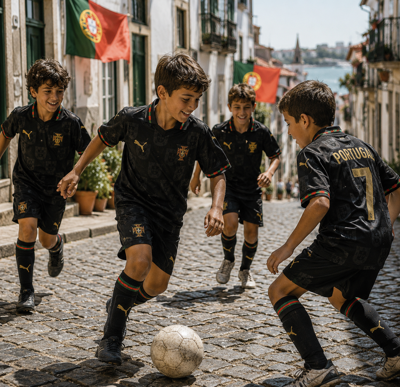 Maillot Enfant Portugal 2026 Eusébio