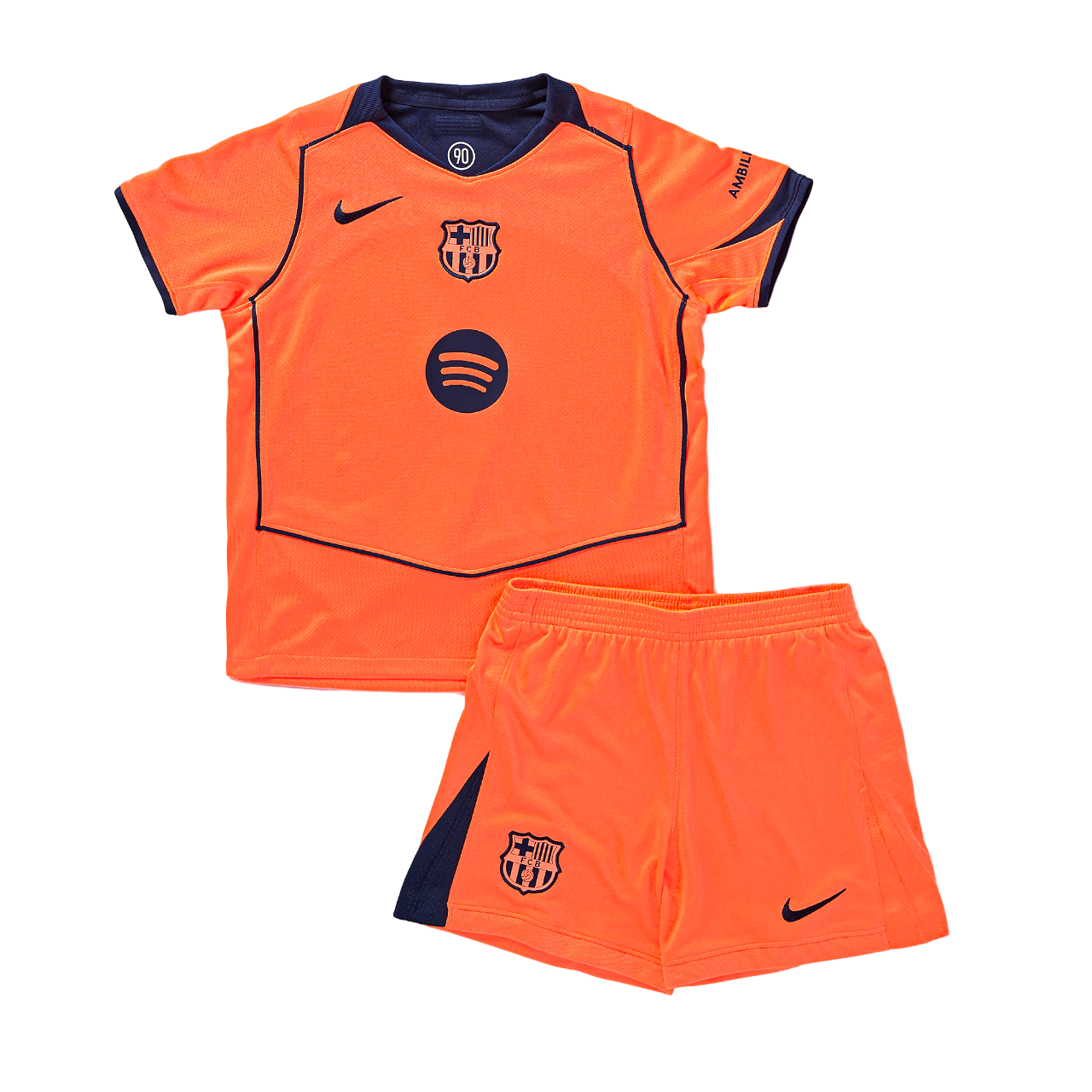 Camiseta Infantil Naranja FC Barcelona 2025/2026