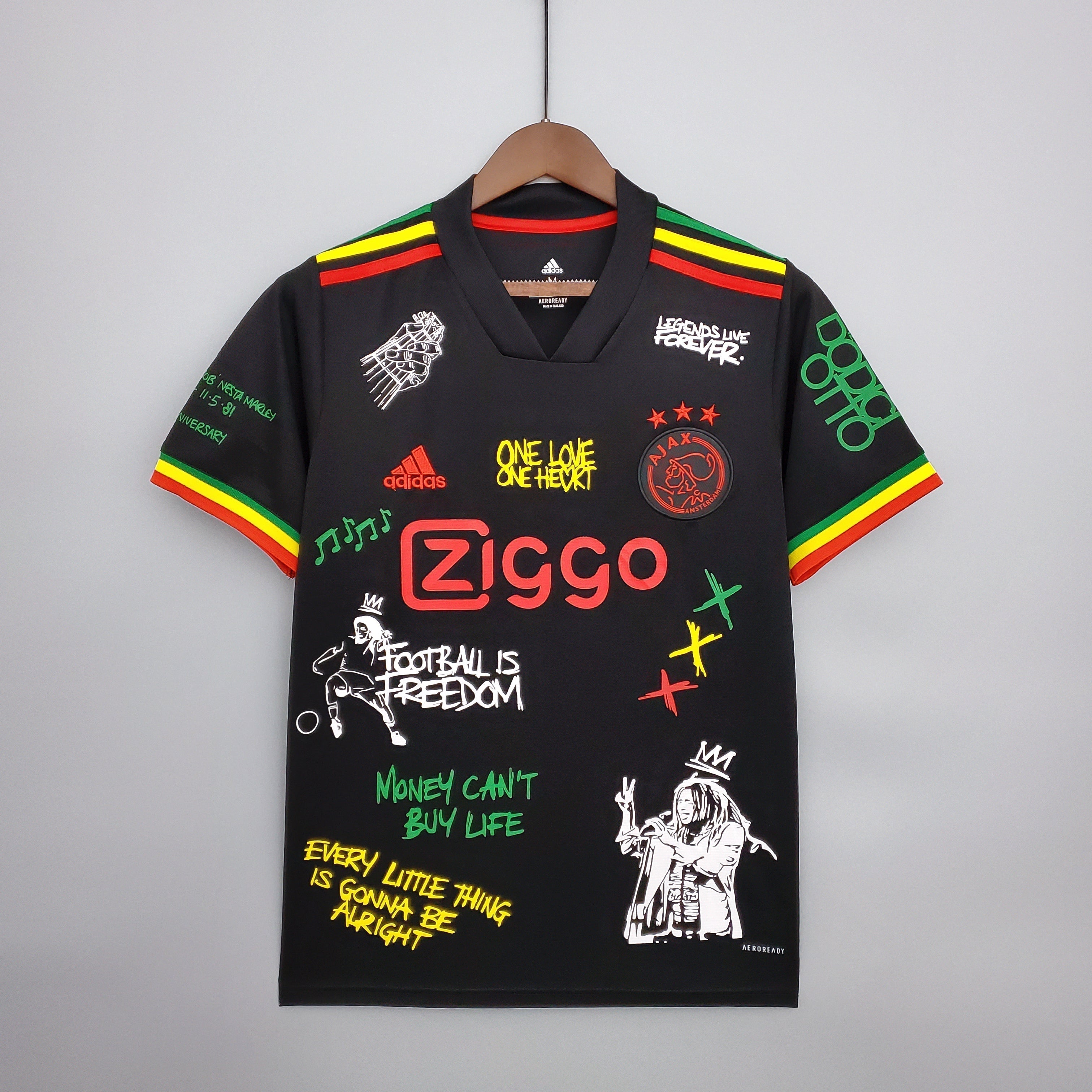 Camiseta edición especial Ajax Bob Marley