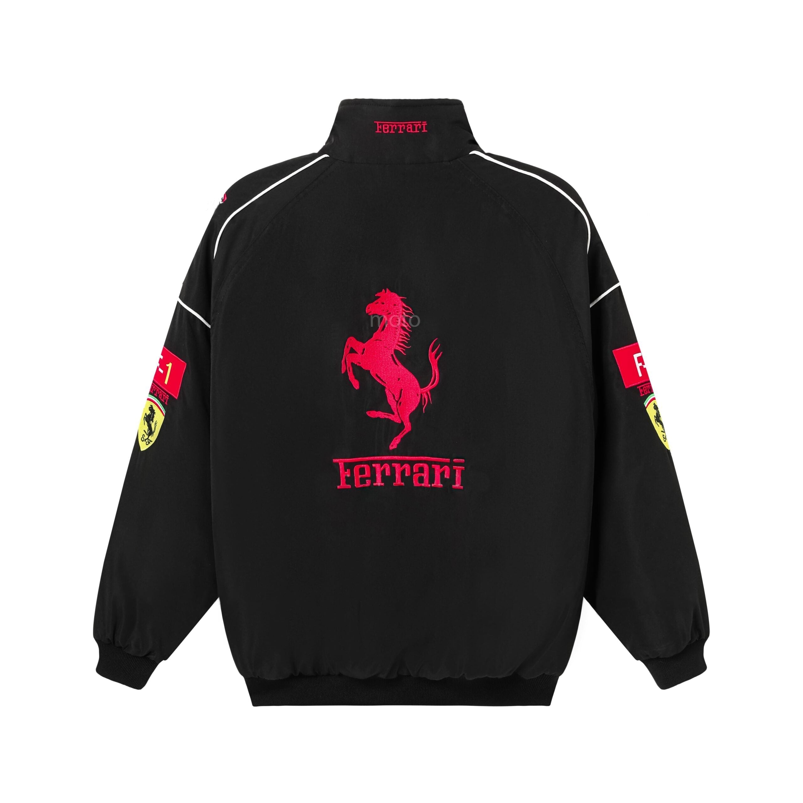 Chaqueta del Equipo de Carreras Rari F1 – Abrigo con cremallera Scuderia Motorsport negro