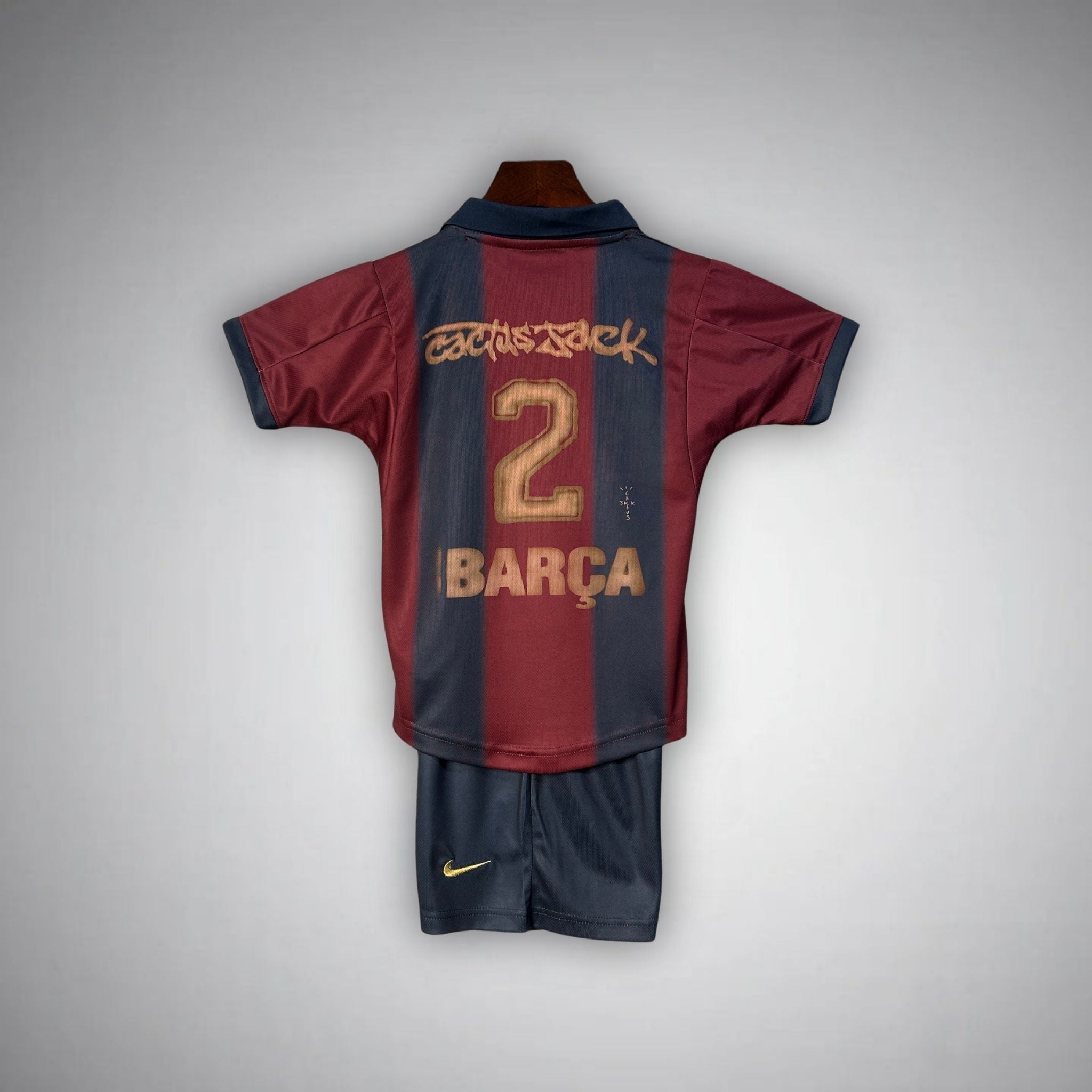 Barca Travis scott kids jersey