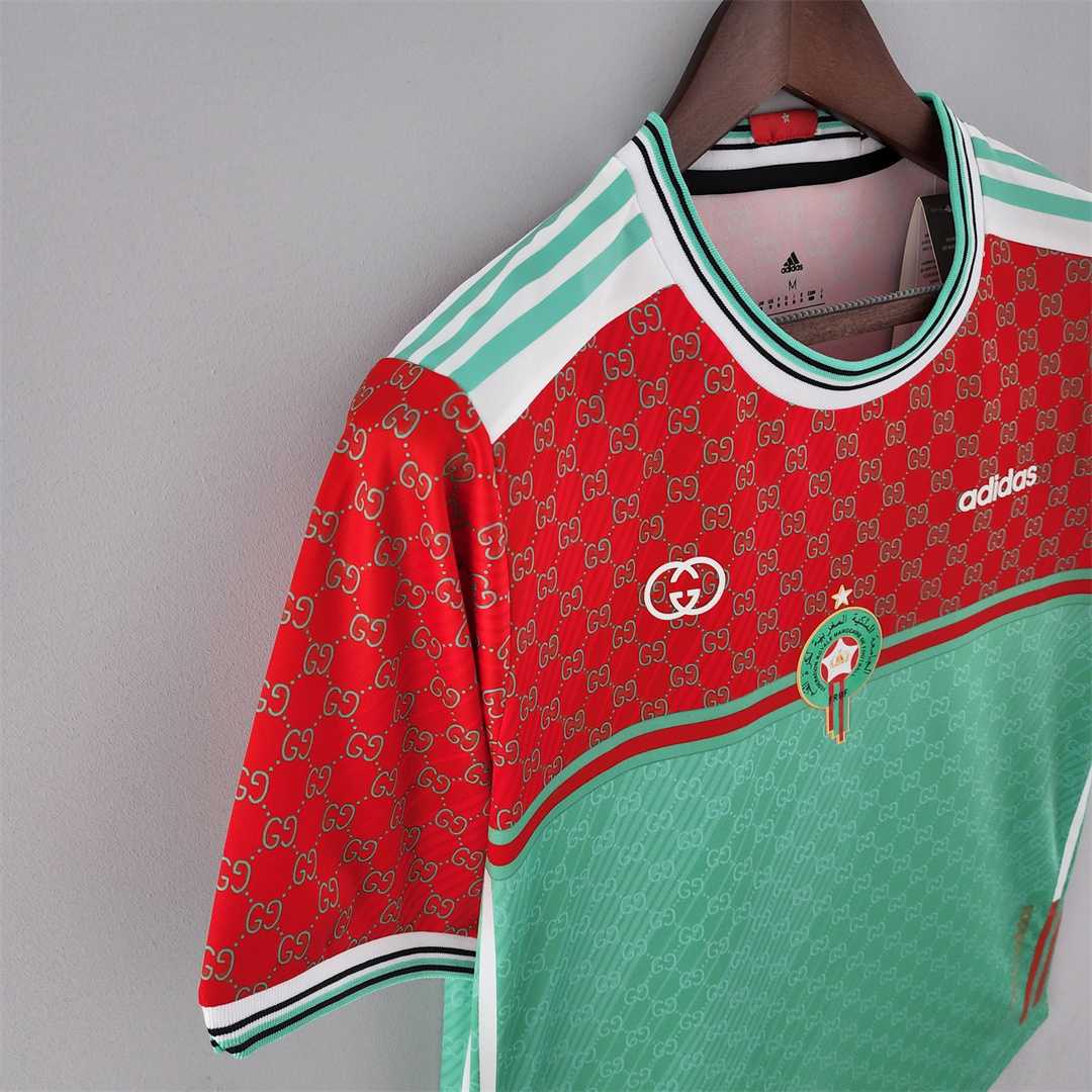 2022 MAROKKO X GUCCI Exklusives Trikot