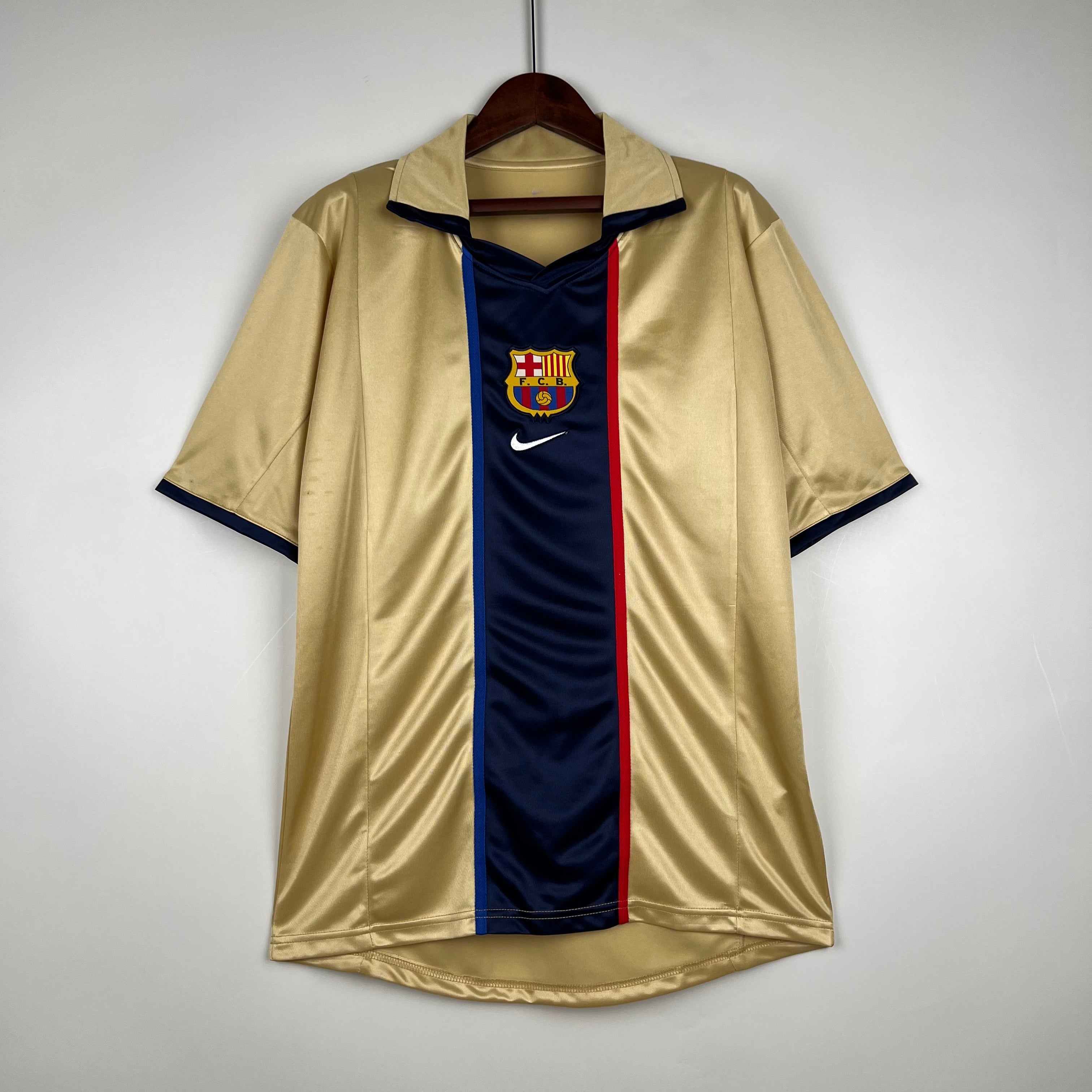 Uniforme Visitante Barcelona 2002-2003