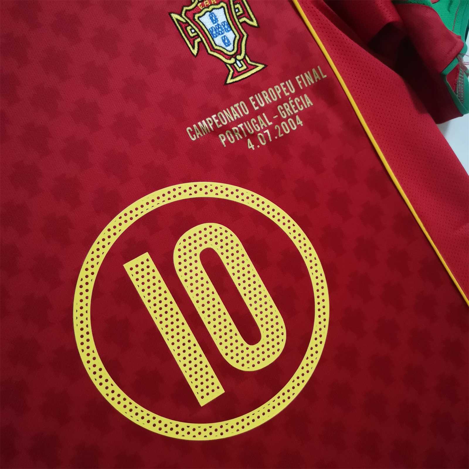Maillot rétro Portugal 2004 – Kit classique Euro 2004