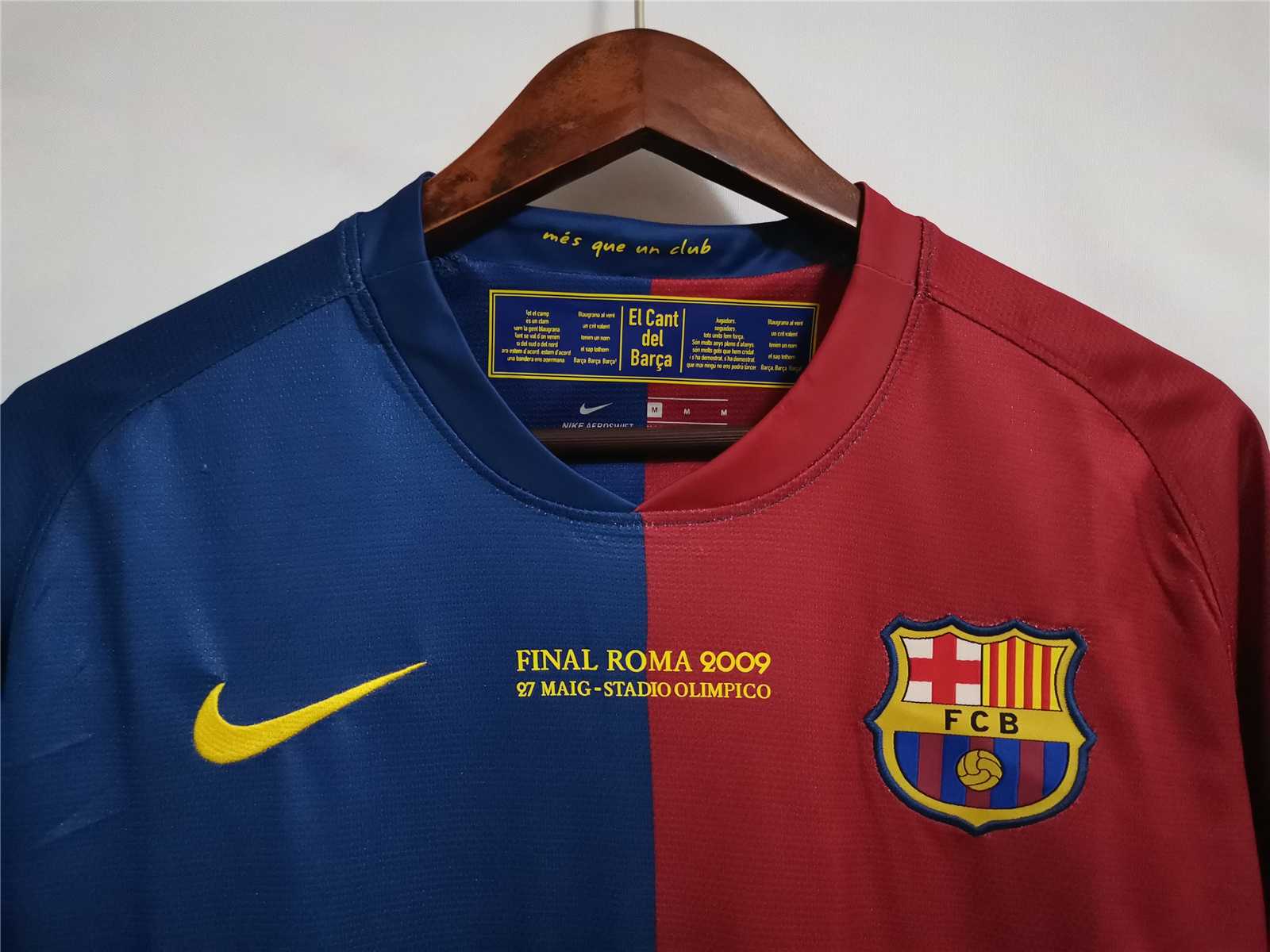 Equipación final local Barcelona 2008/2009 Roma