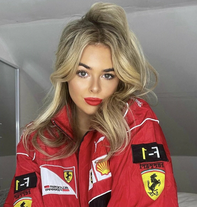 Chaqueta del Equipo de Carreras Rari F1 – Abrigo con cremallera Scuderia Motorsport rojo