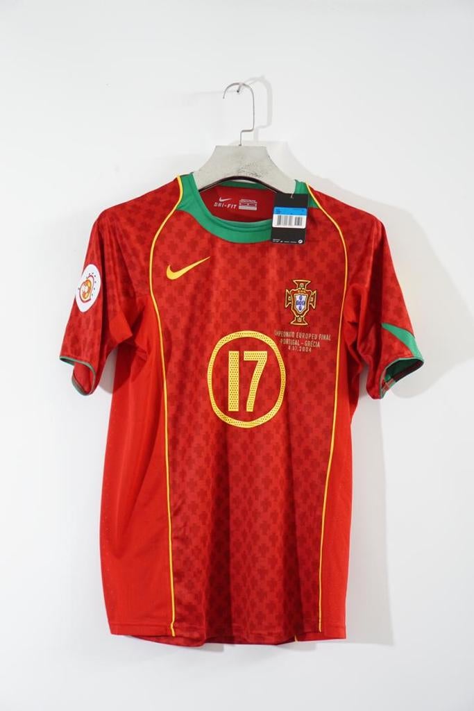Maillot rétro Portugal 2004 – Kit classique Euro 2004