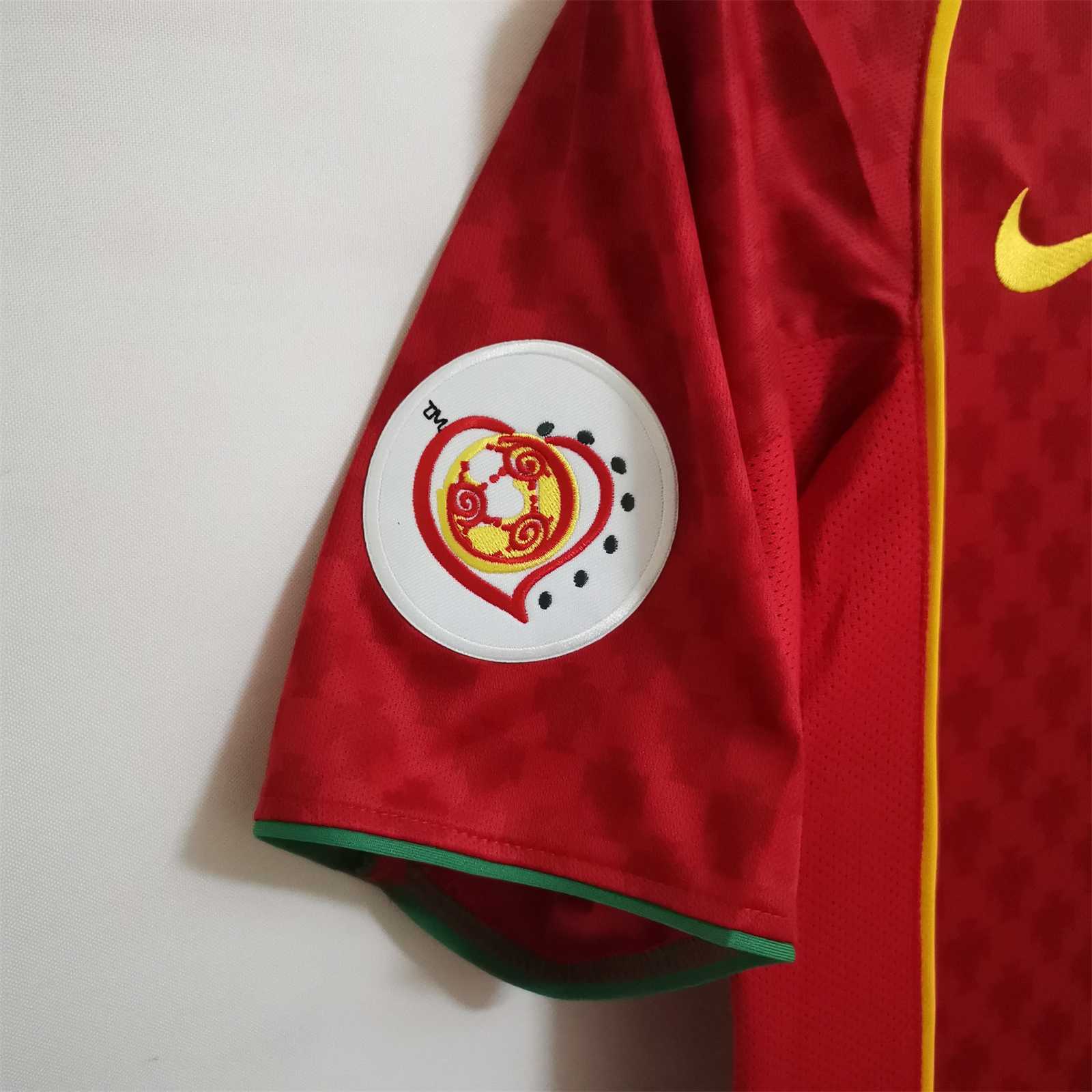 Maillot rétro Portugal 2004 – Kit classique Euro 2004