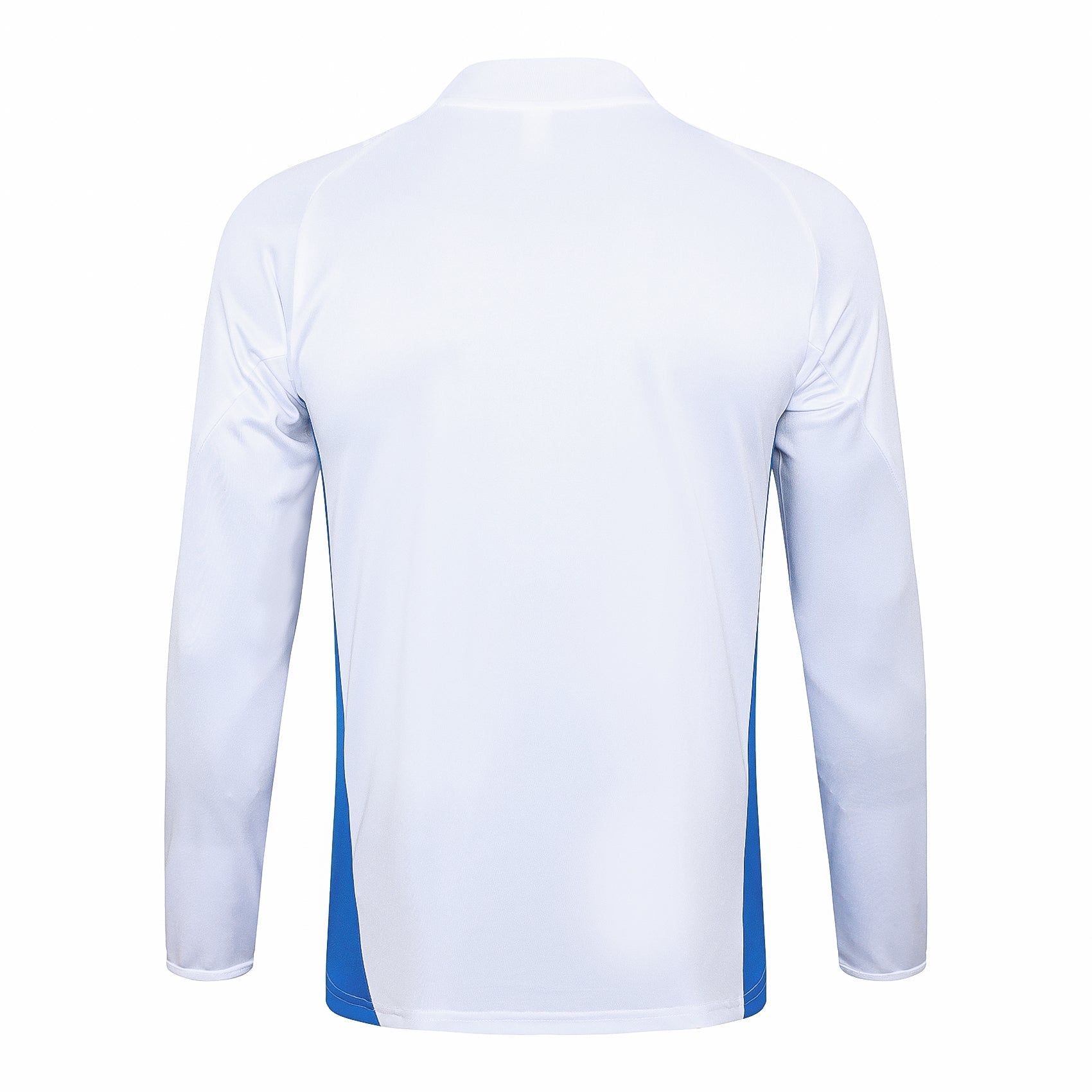 Tuta bianca mezza zip Italia 24-25