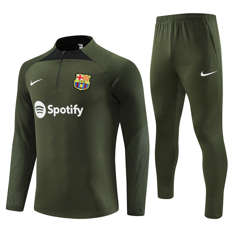 Survêtement vert kaki Barcelone 23-24