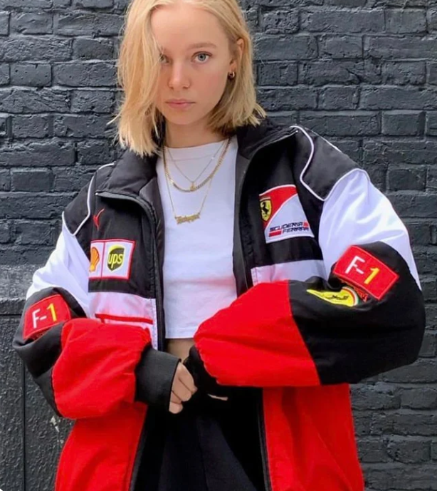 Chaqueta del Equipo de Carreras Rari F1 – Abrigo con cremallera Scuderia Motorsport