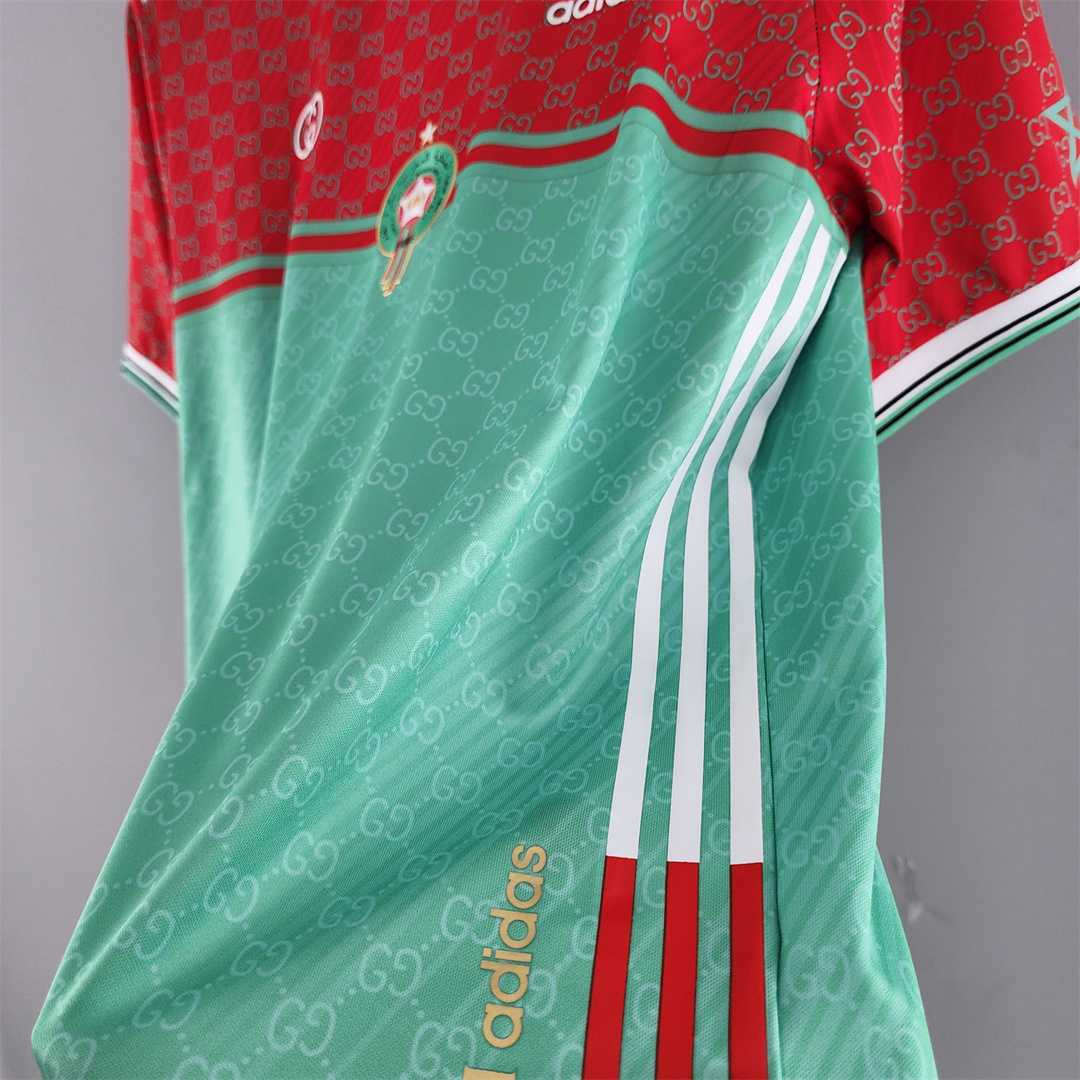 2022 MAROKKO X GUCCI Exklusives Trikot