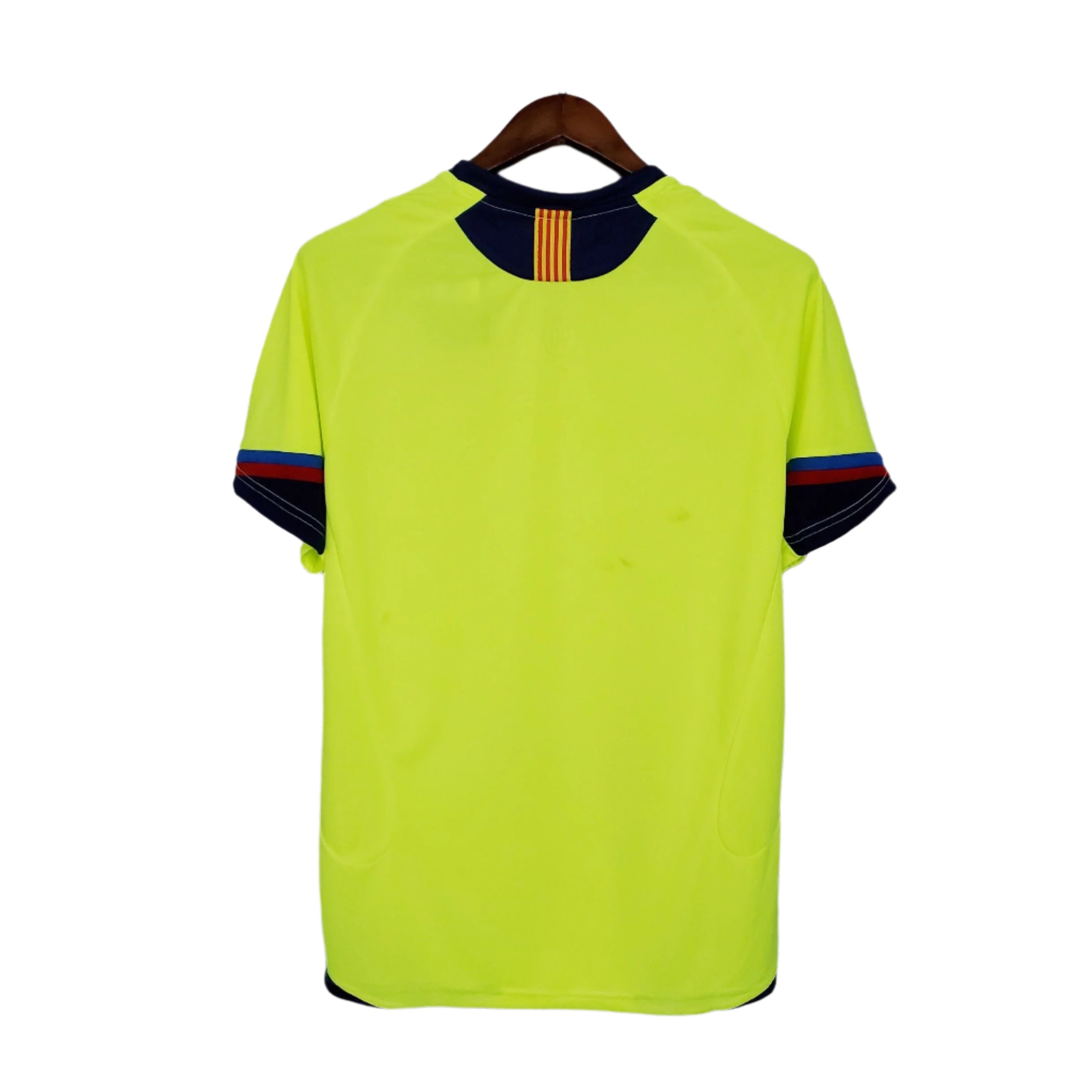 Barcelona Auswärtstrikot Retro 2005–2006 (Limettengelb)