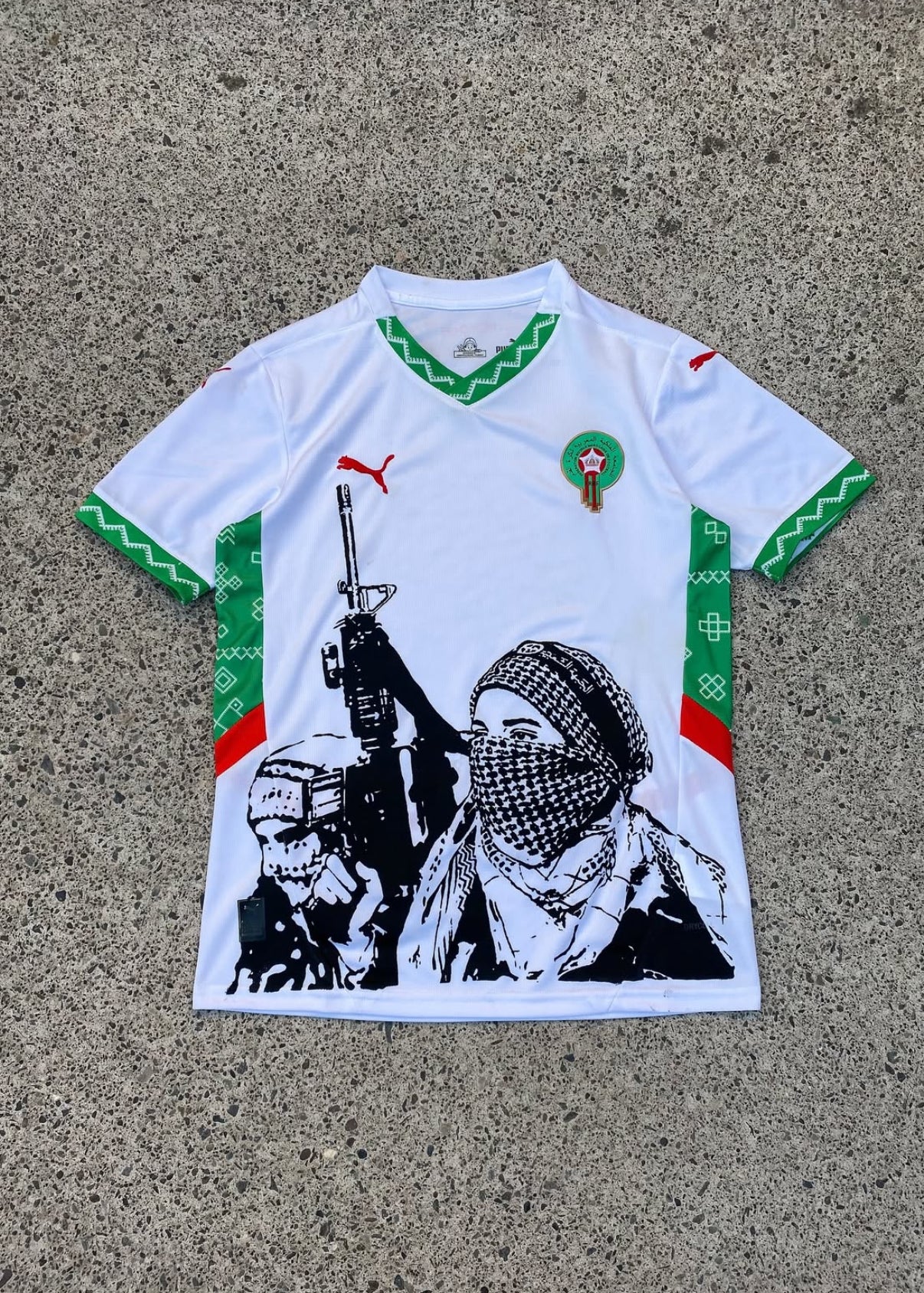 Marokko Soldat Sonderedition Trikot 2025/2026 (Weiß)