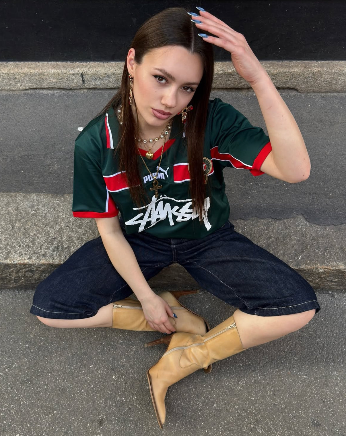 Marokko Stussy Sonderedition Trikot