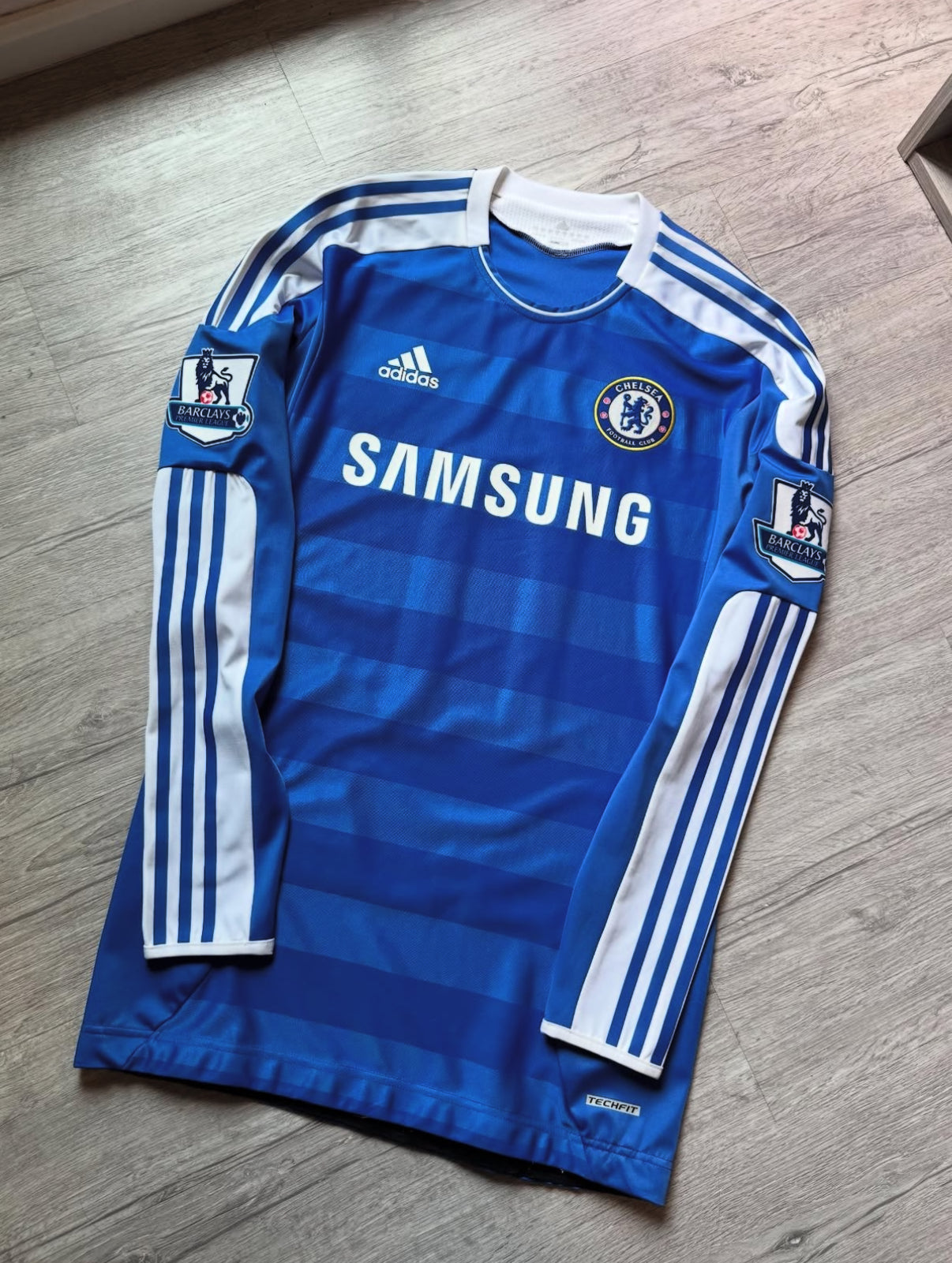 Camiseta retro Chelsea 2011-2012 manga larga