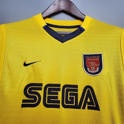 Arsenal Auswärtsshirt Retro Vintage 1999/2000