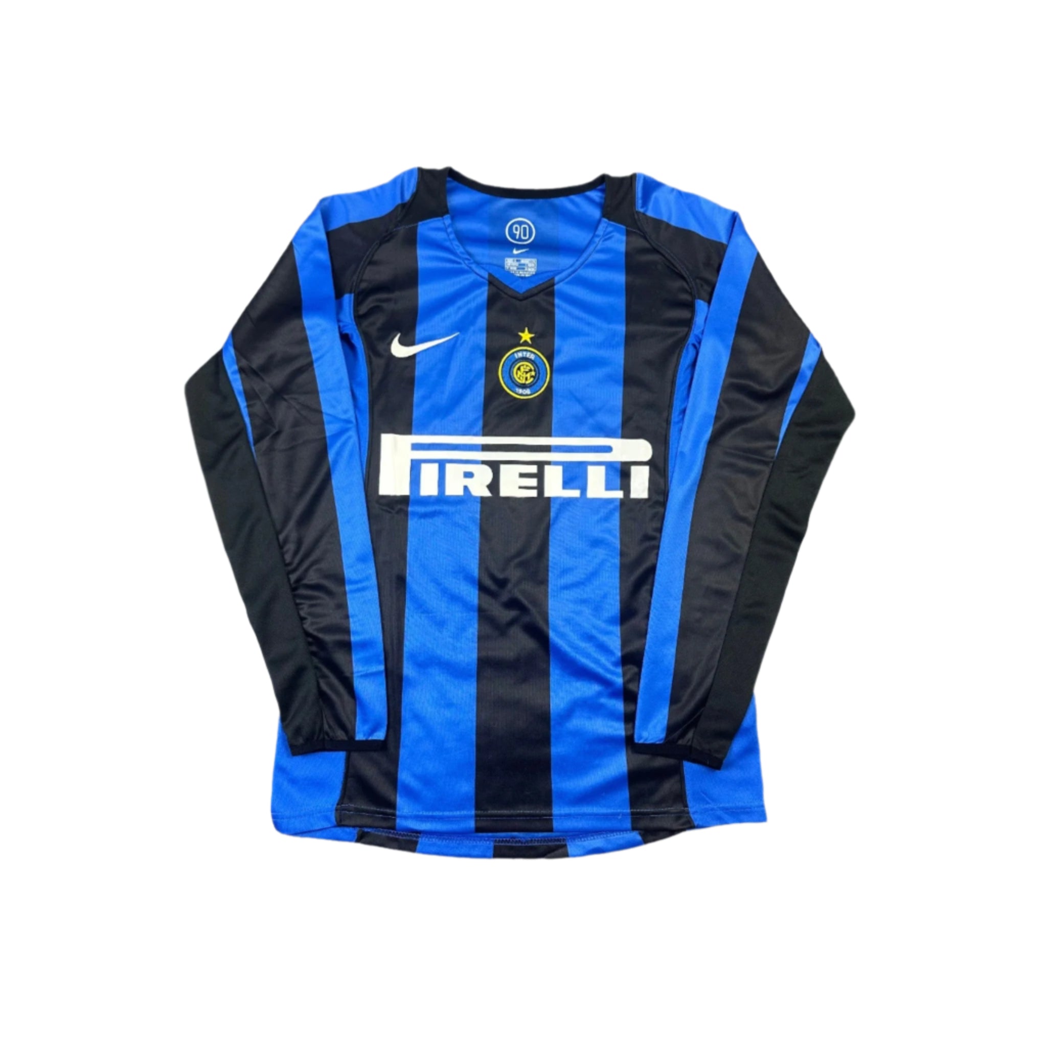 Inter Mailand 2004/2005 Retro Langarm Heimtrikot | Vintage Trikot
