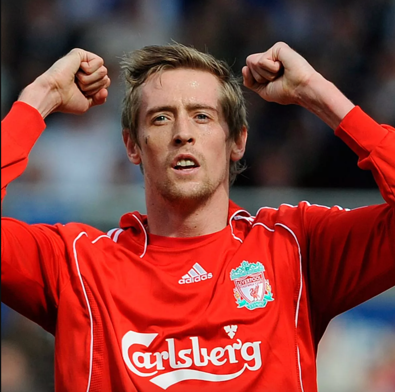 Liverpool 2006-2008 Langarm Heim-Retro-Trikot