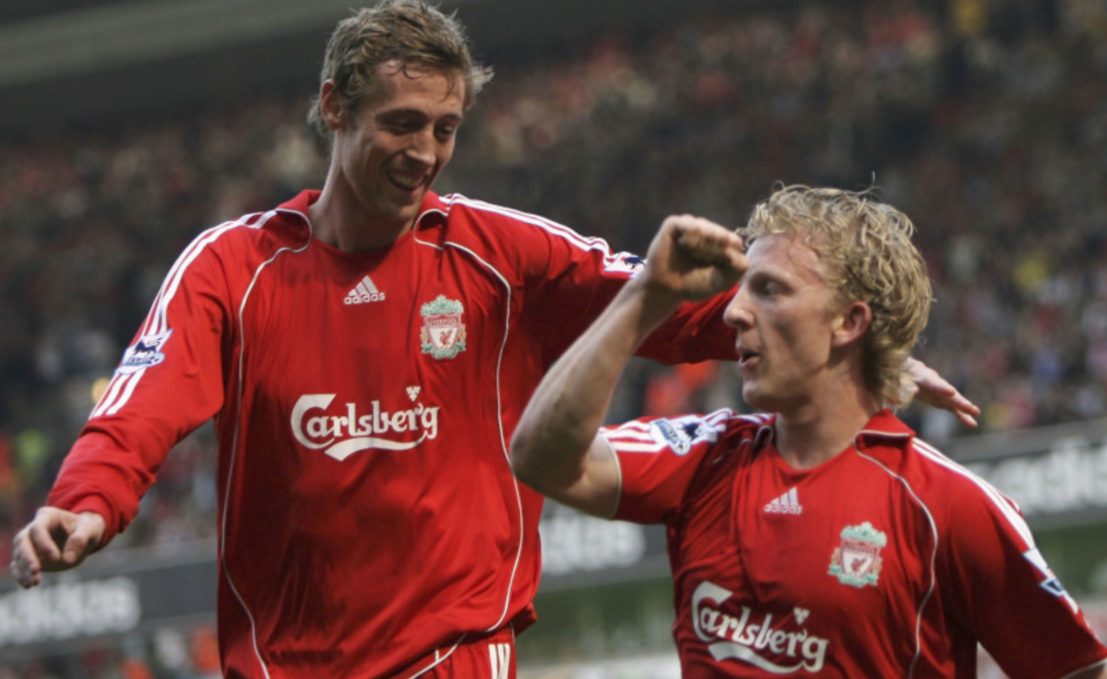 Liverpool 2006-2008 Langarm Heim-Retro-Trikot