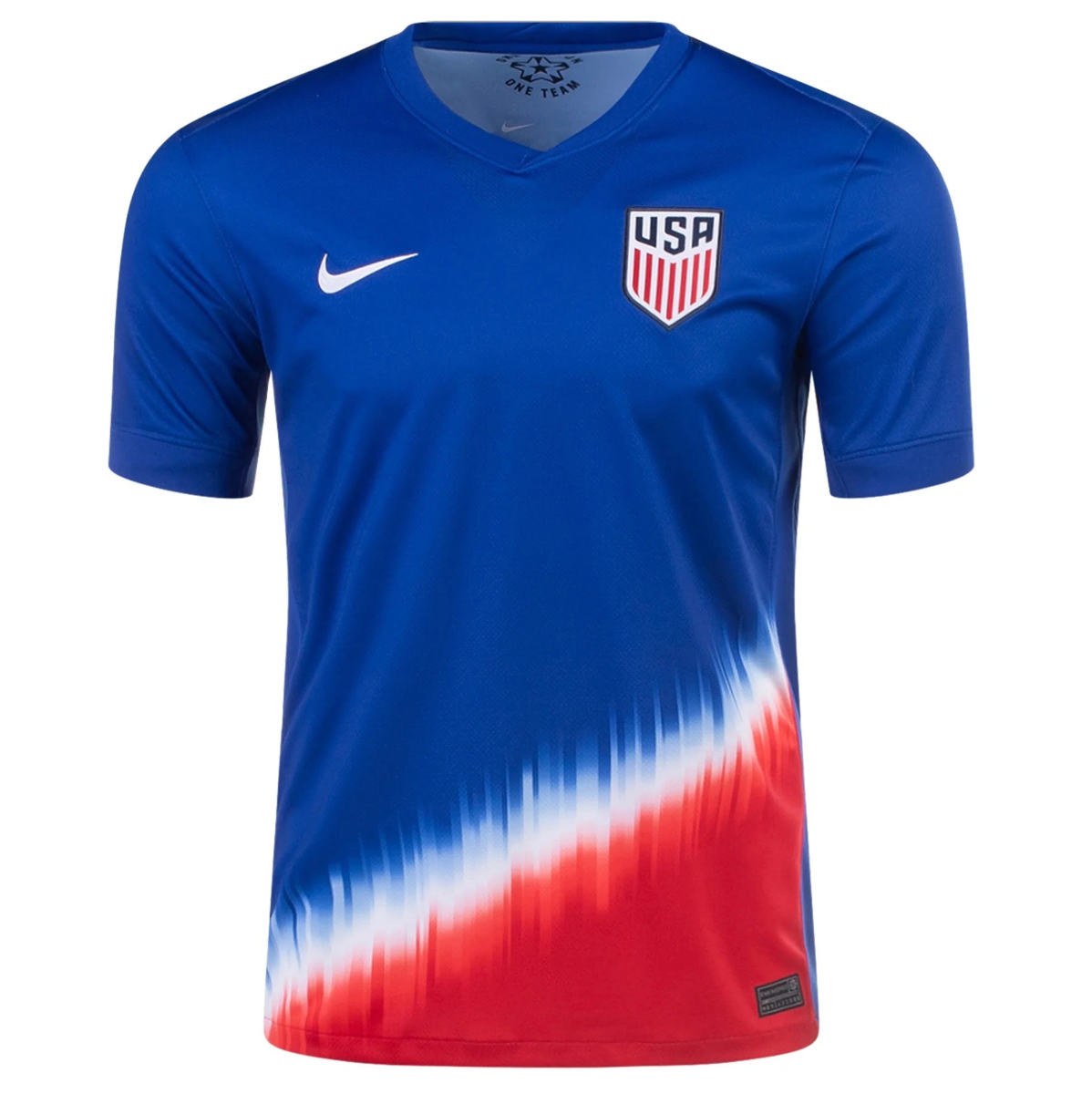 Camiseta azul de fútbol de EE. UU. 2025