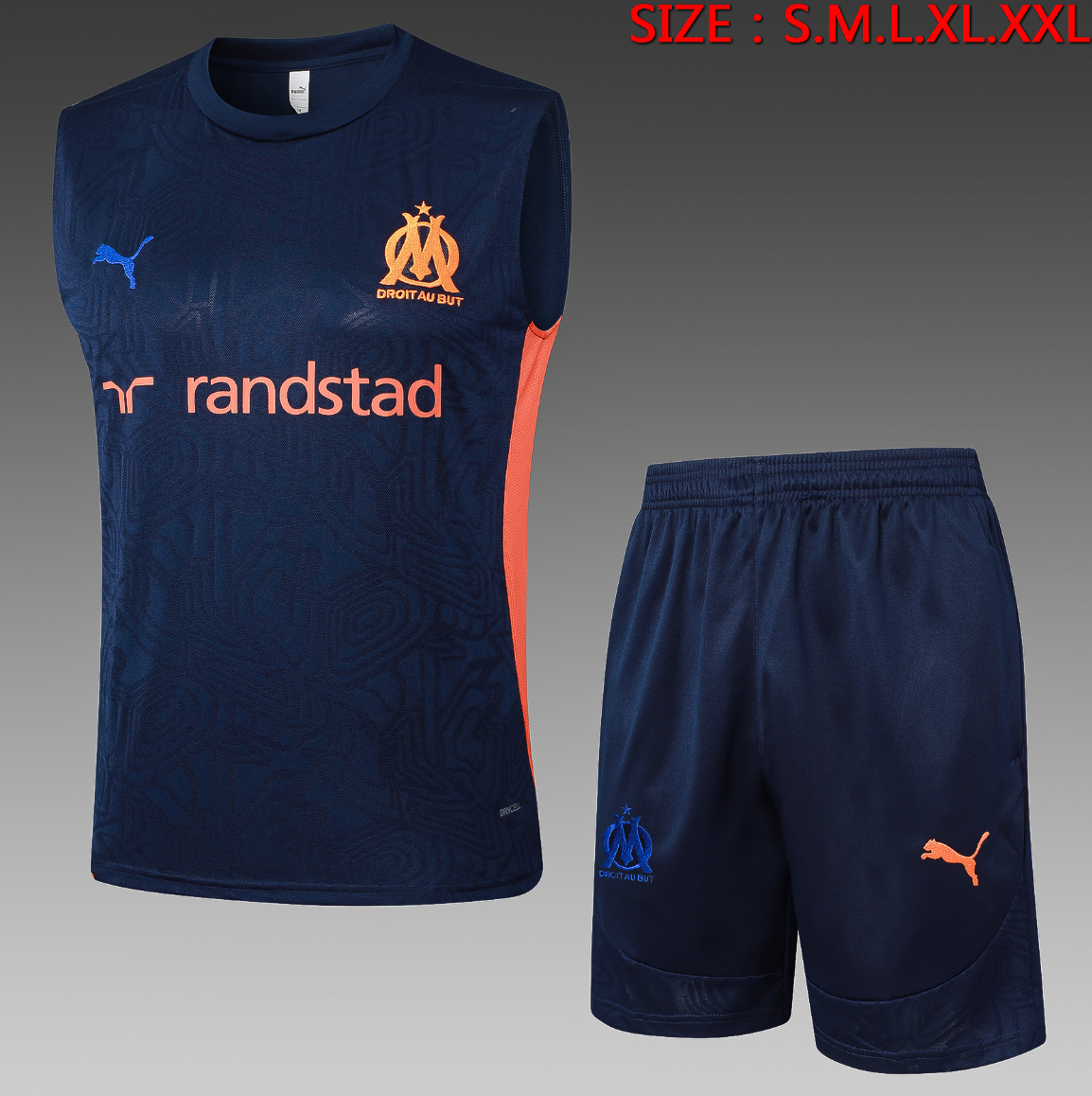 Maillot do Marselha Sem Mangas