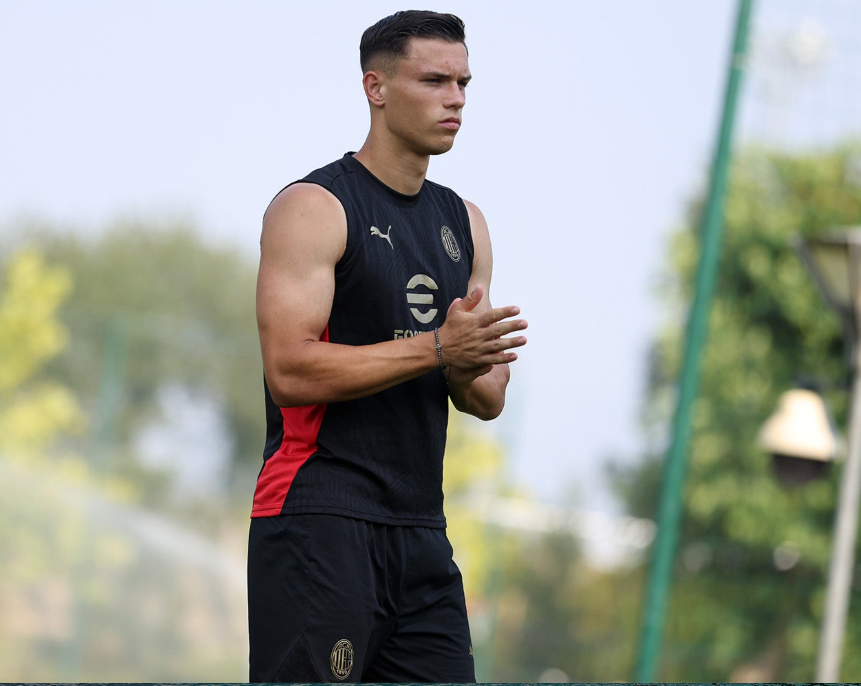 Set Allenamento Senza Maniche AC Milan 2025