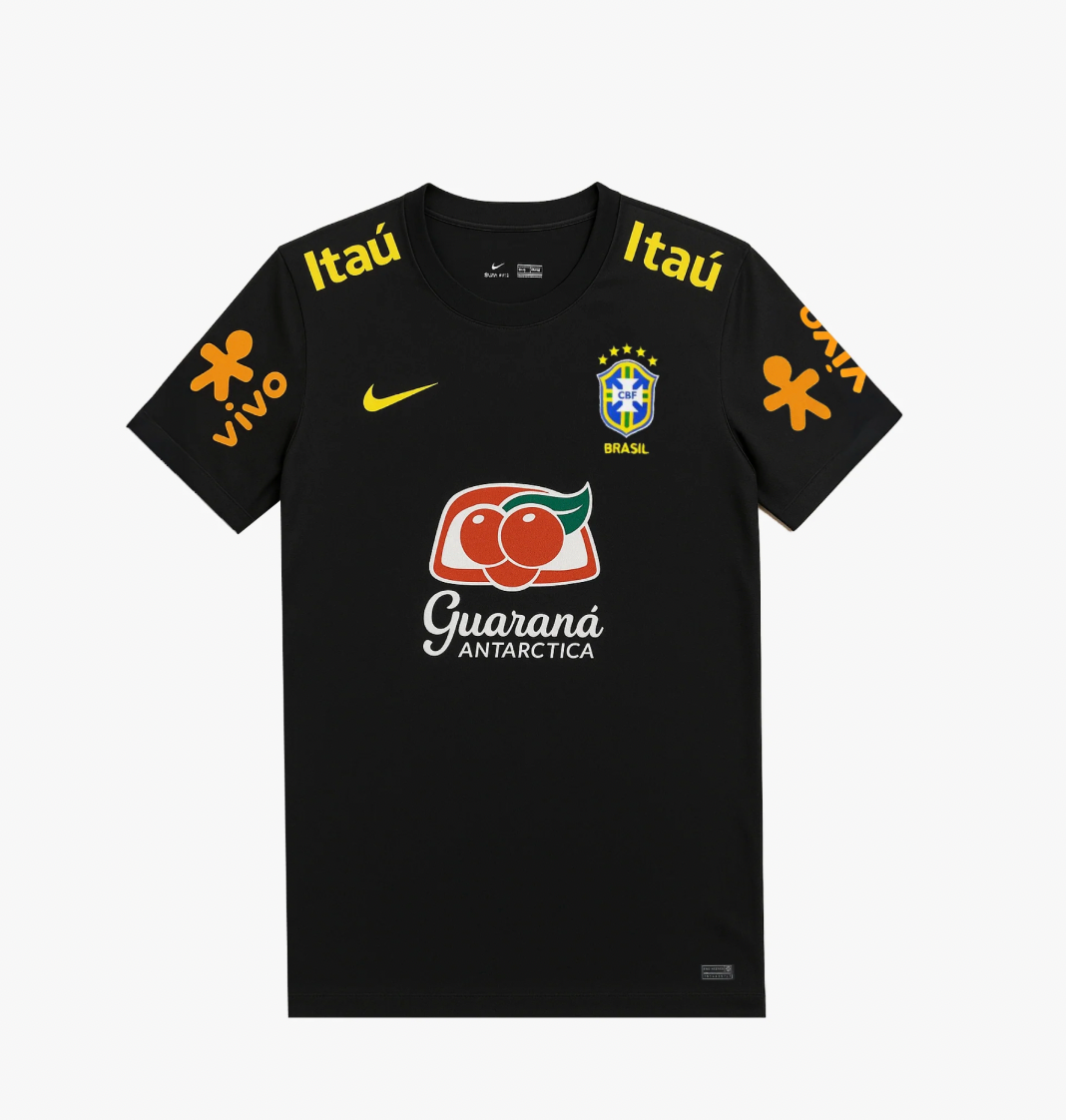 Brasilianisches Guaraná Trikot (Schwarz)