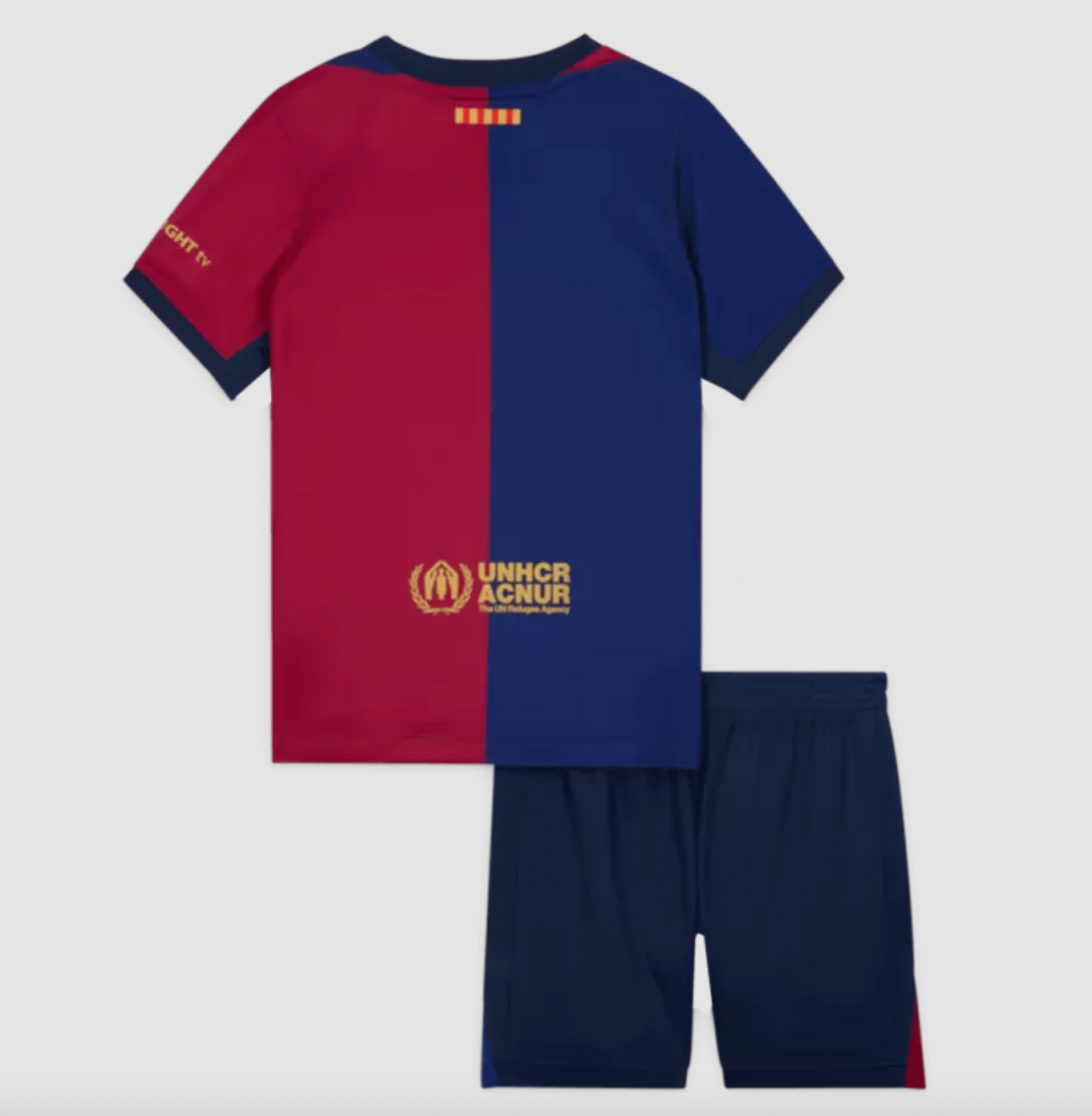 FC Barcelona × Travis Scott Kinder-Fußballtrikot-Set