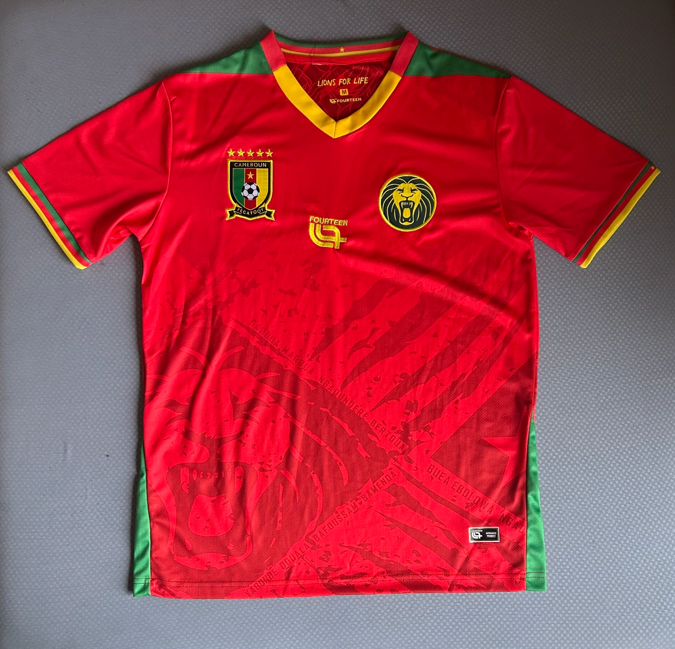 Maglia terza rossa Camerun 2025/2026