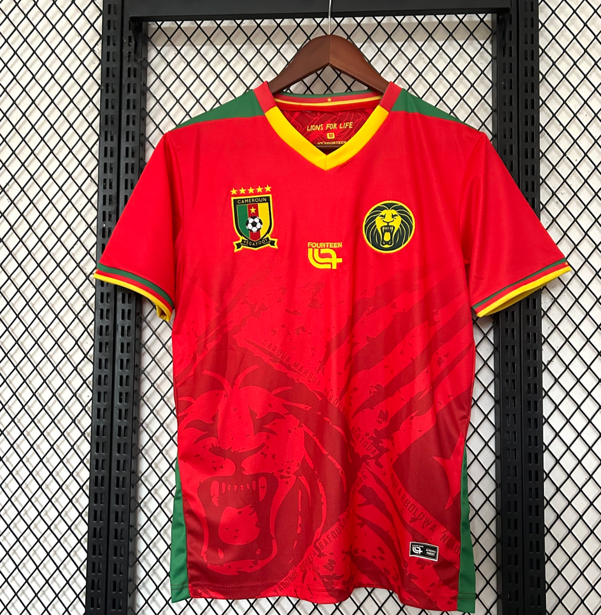 Maglia terza rossa Camerun 2025/2026