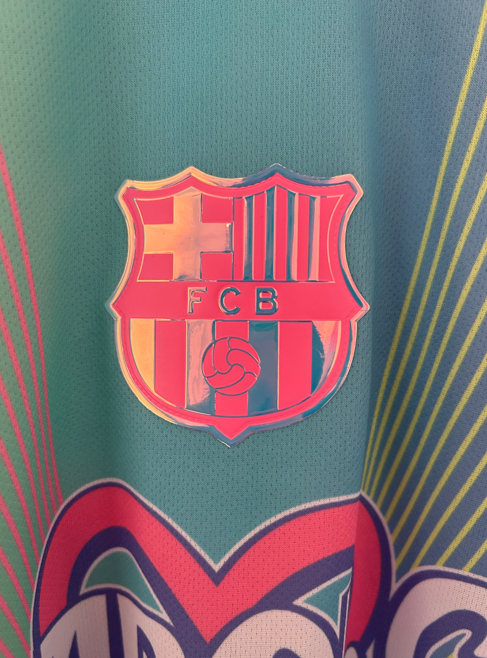 FC Barcelona Karol G Trikot Hellblau Sonderedition