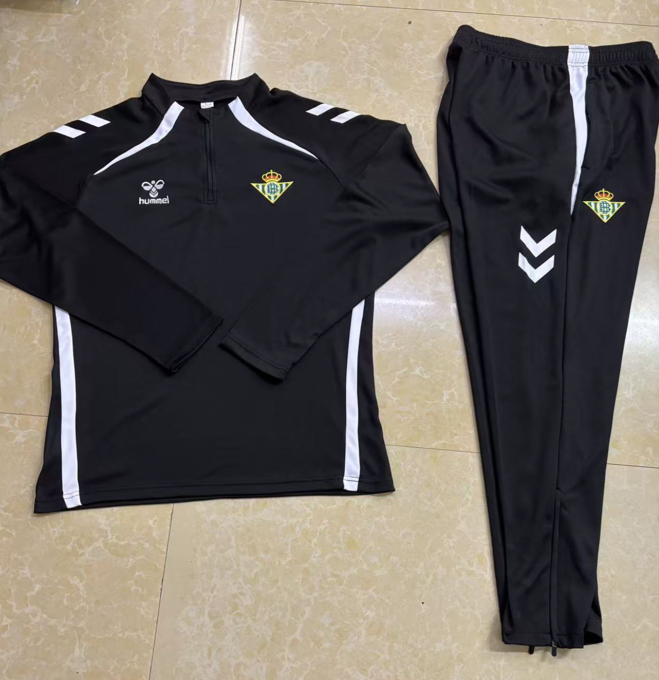 Real Betis 2025/2026 Schwarzer Trainingsanzug