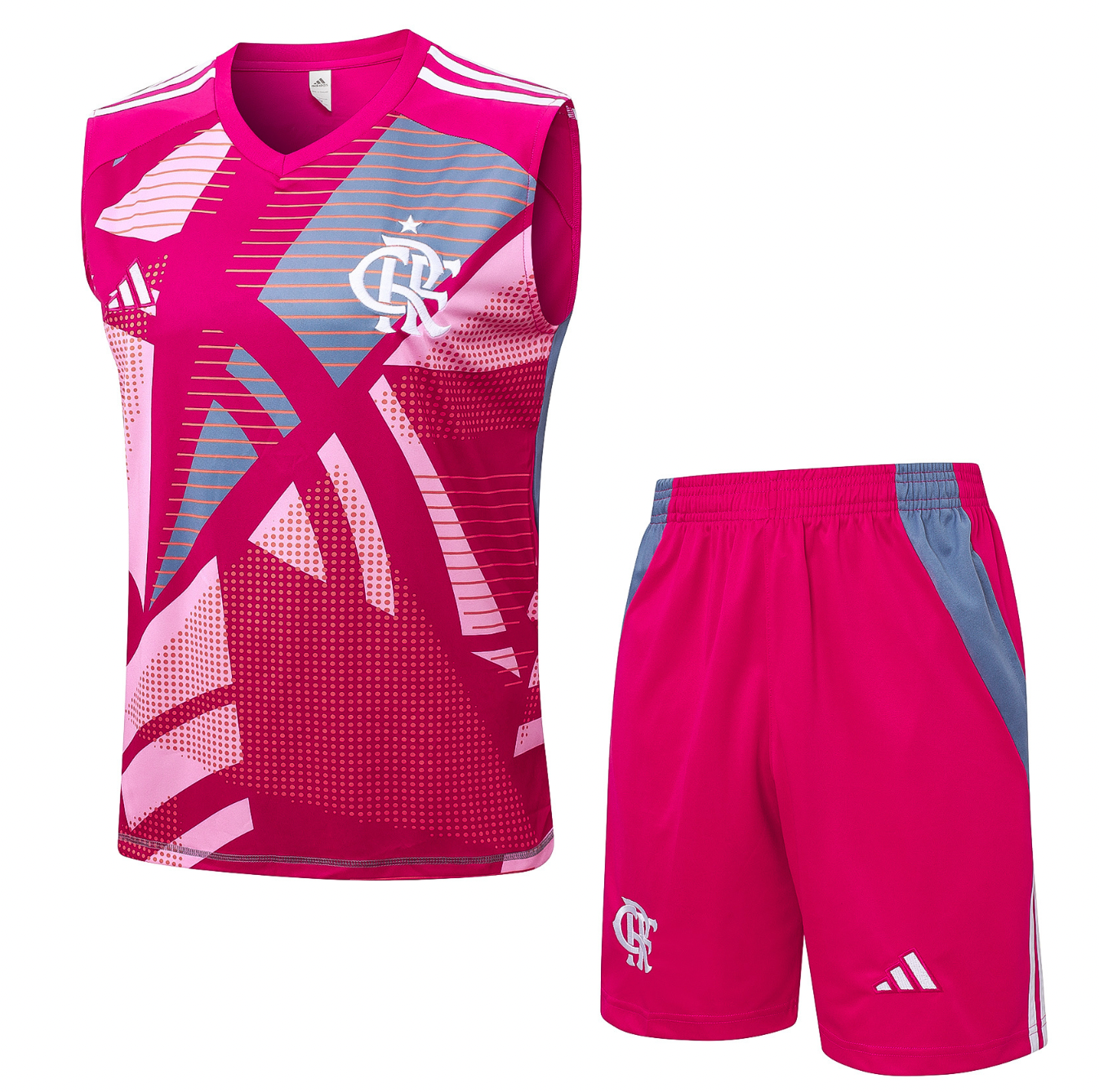 Flamengo 2025/2026 Pinkes ärmelloses Trainingsset