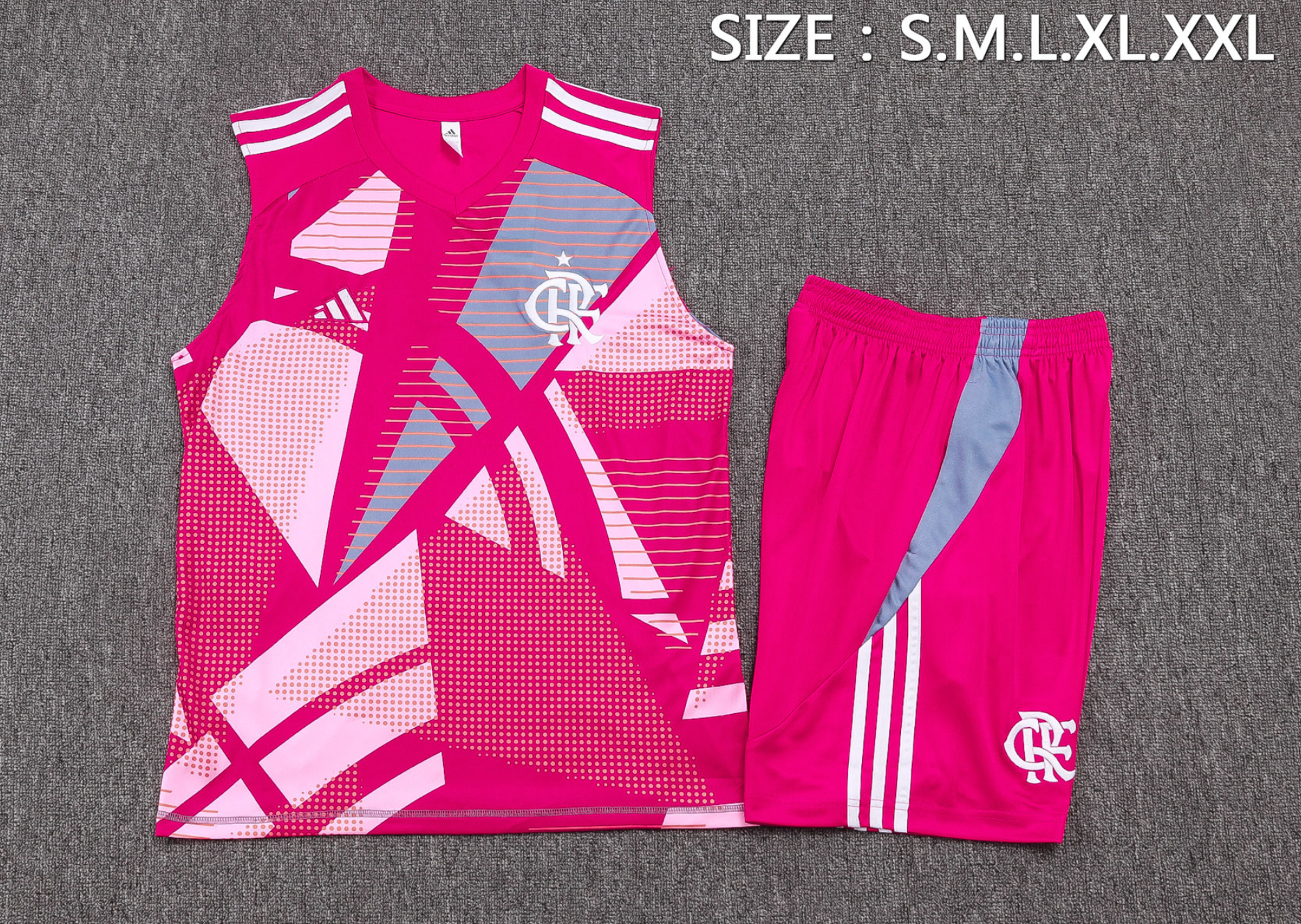 Flamengo 2025/2026 Pinkes ärmelloses Trainingsset