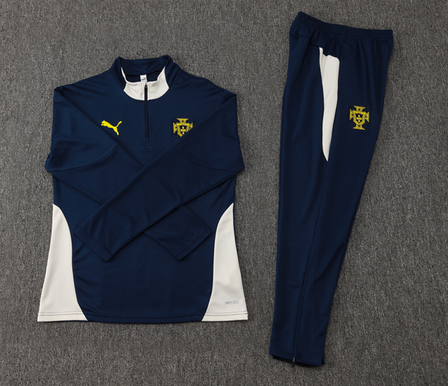Portugal 2025/2026 Blauer Trainingsanzug