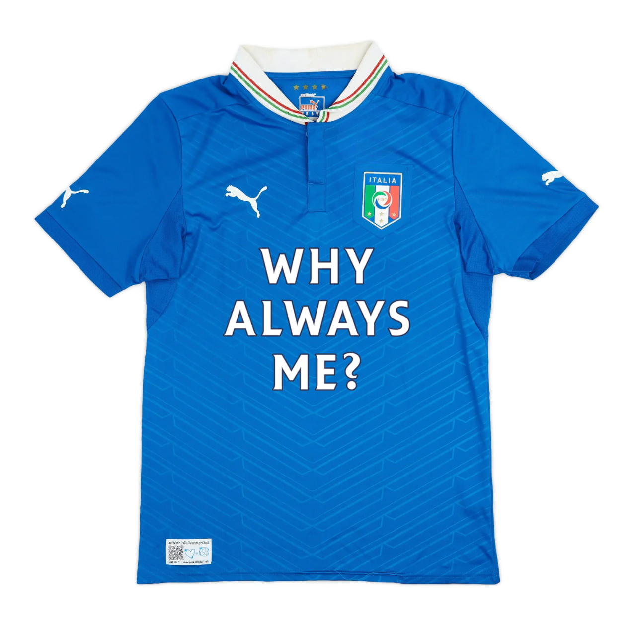Maglia Italia Balotelli Why Always Me