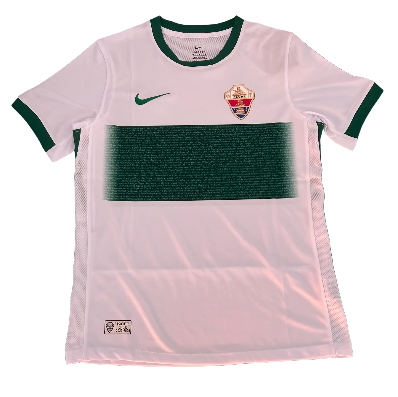 Maillot de football domicile du Elche CF 2025-2026