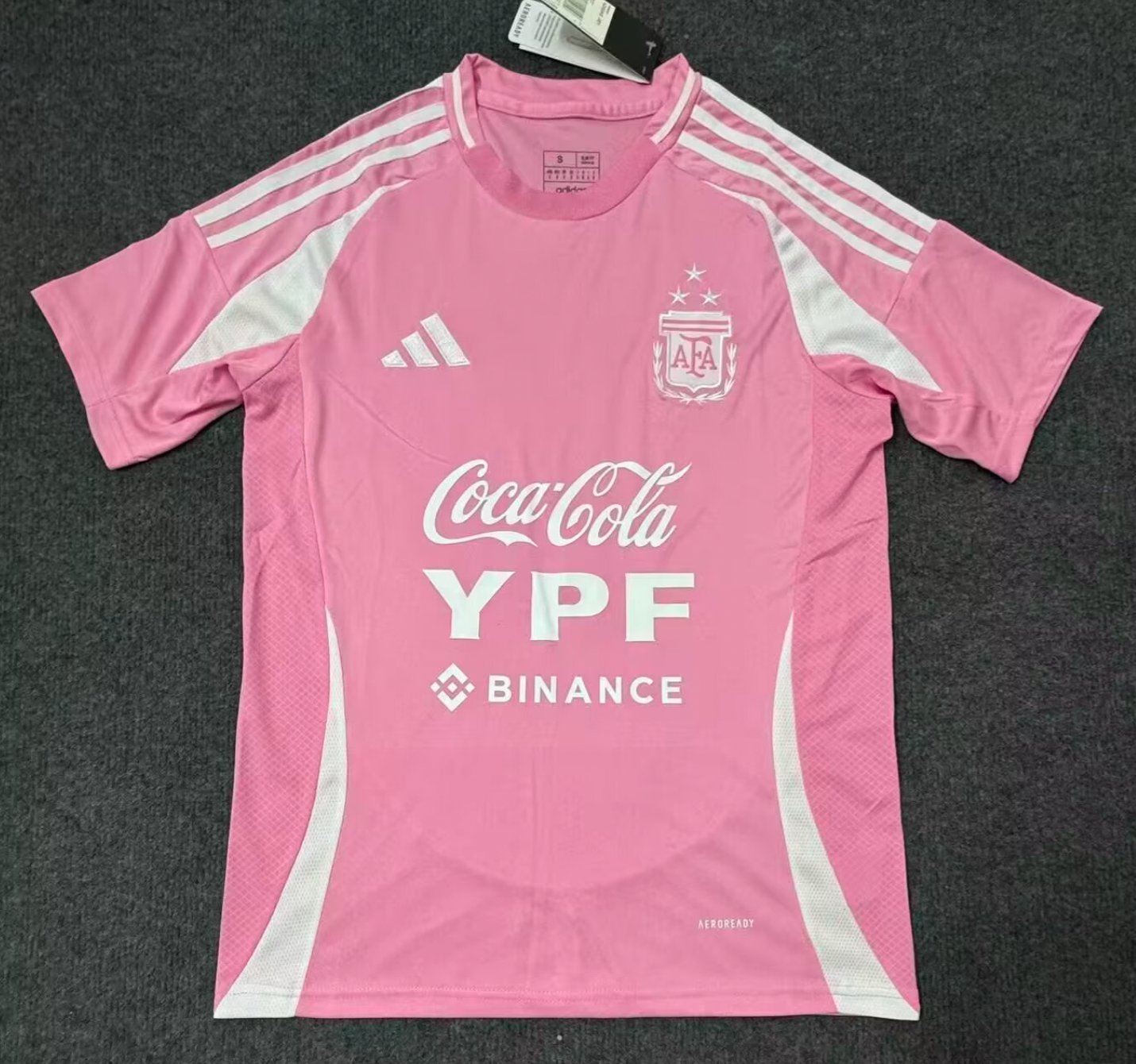 Camiseta de entrenamiento rosa Argentina 2026
