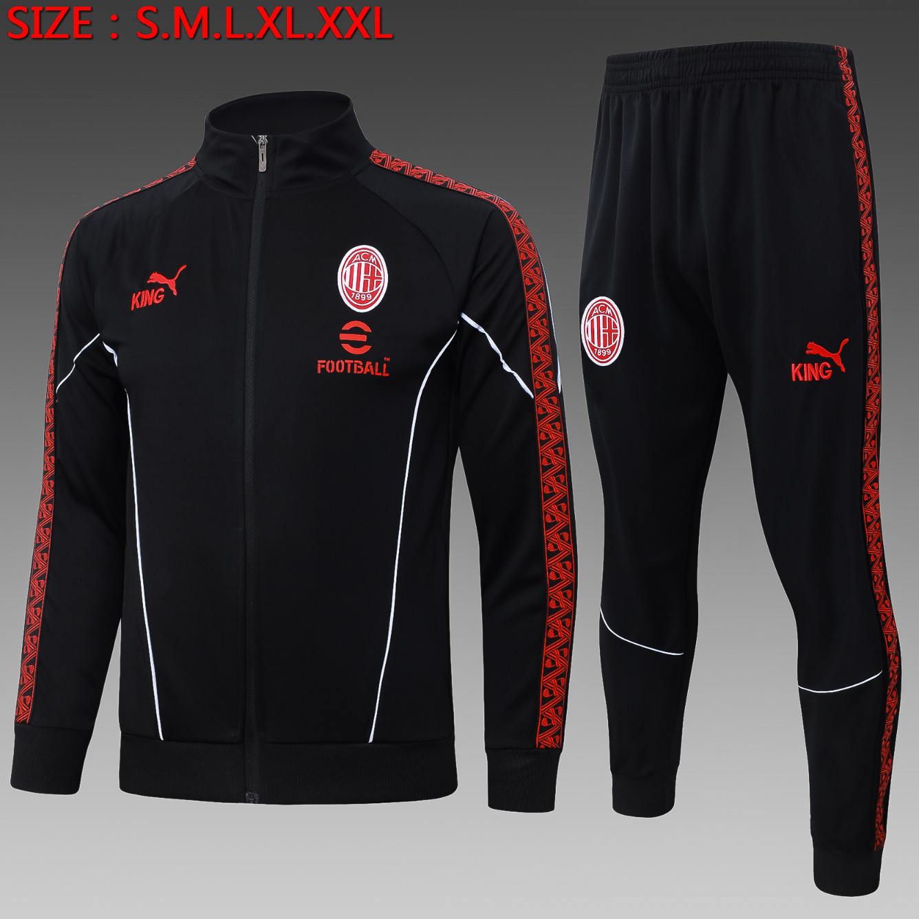 AC Milan 2026 Chándal King (Negro)