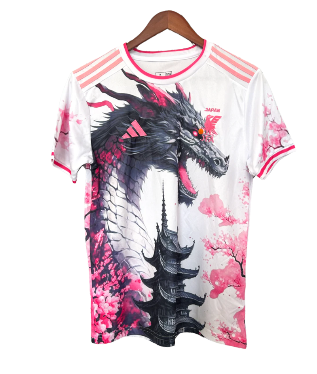 Japón Camiseta blanca Dragón Rosa Edición 2025/2026